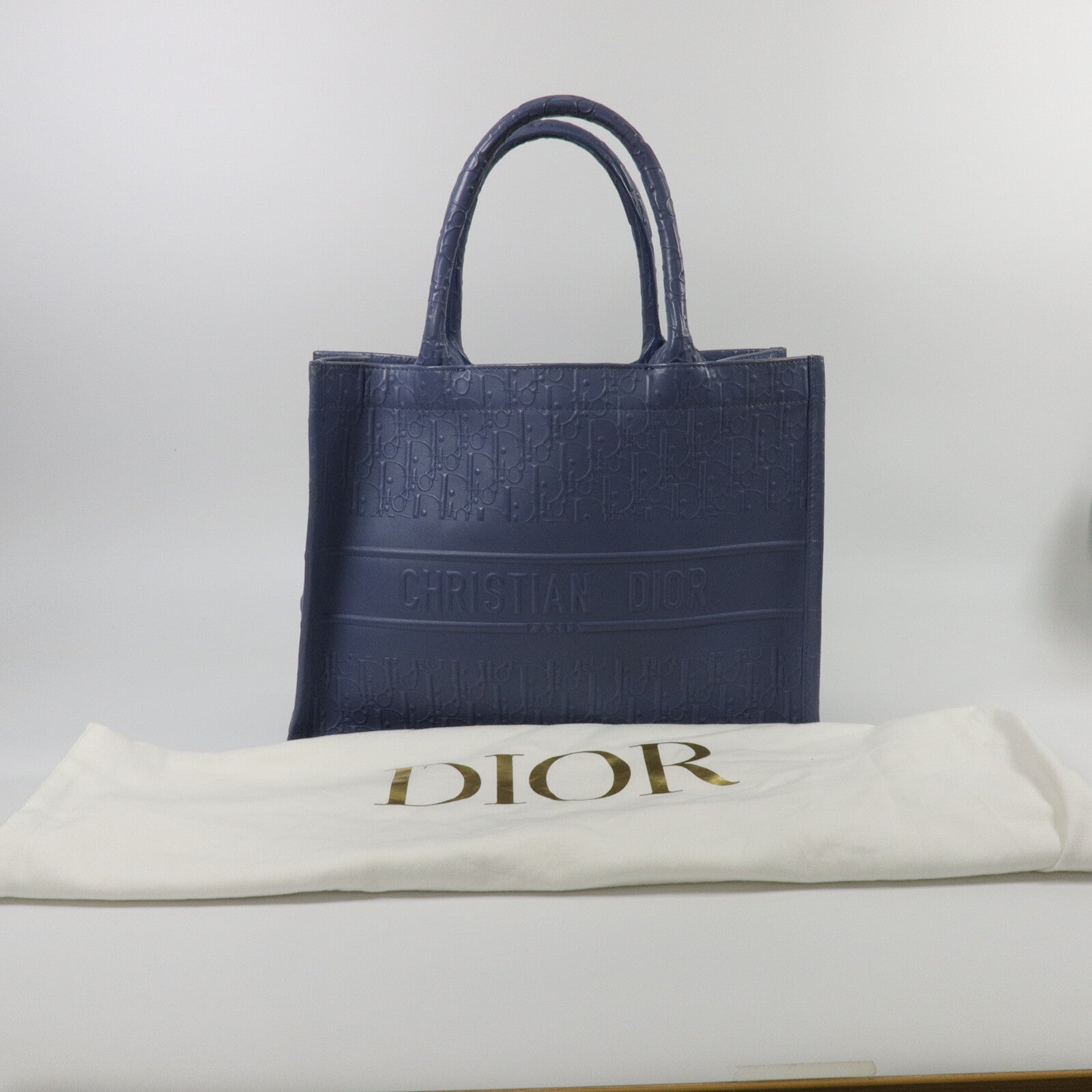 Dior 牛皮皮革Book Tote Medium手挽袋