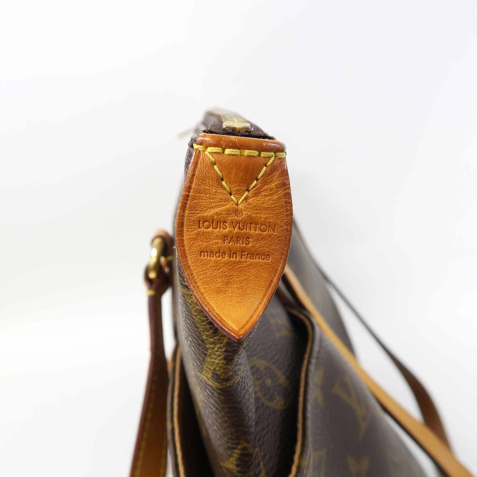 LOUIS VUITTON Monogram Totally MM金扣肩背袋啡色
