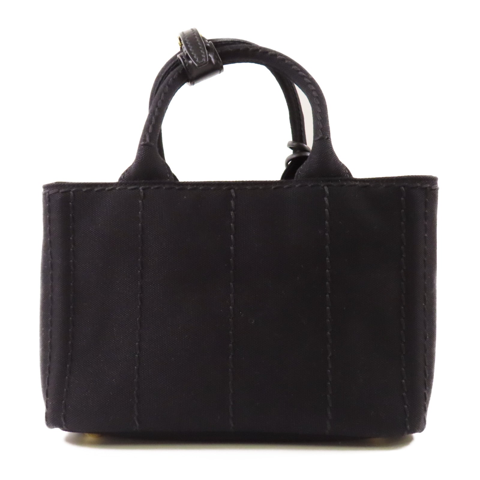 PRADA 帆布2 Way Shoulder金扣手挽肩背兩用袋