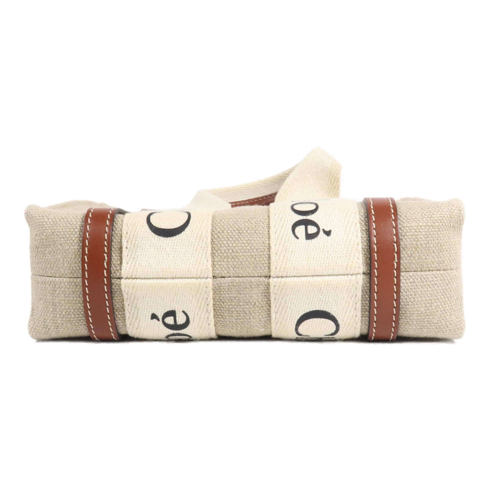 Chloe 帆布Mini Woody Tote手挽肩背兩用袋