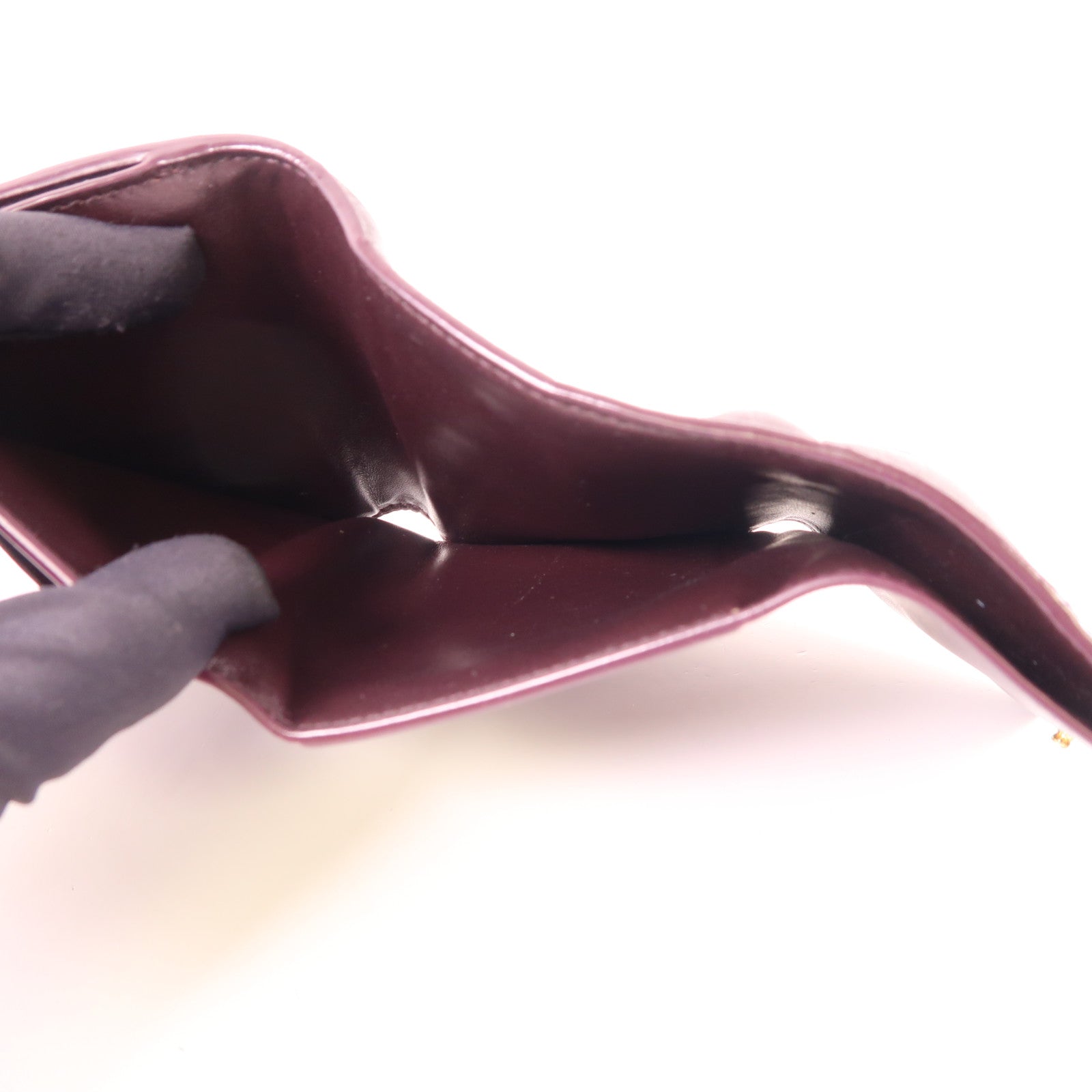 BOTTEGA VENETA 牛皮皮革Trifold Wallet金扣錢包