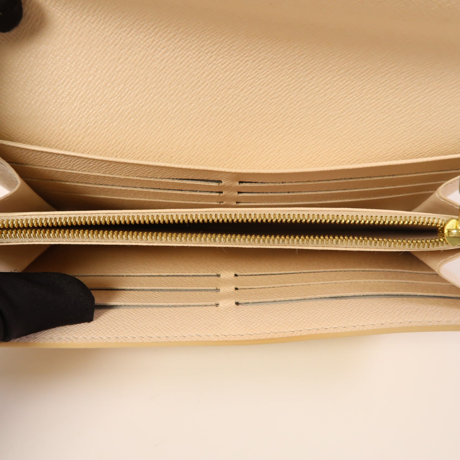 LOUIS VUITTON Damier Azur Sarah Wallet金扣長錢包