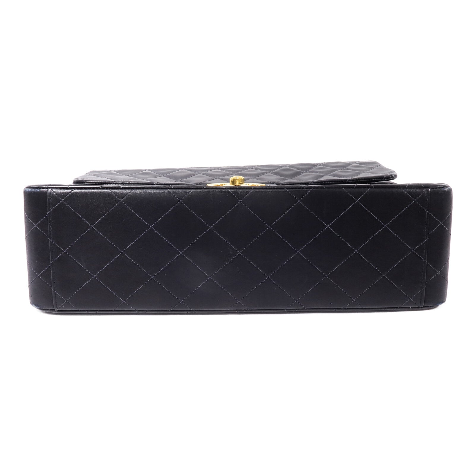 CHANEL 羊皮皮革Vintage Classic Flap鏈帶手挽肩背兩用袋