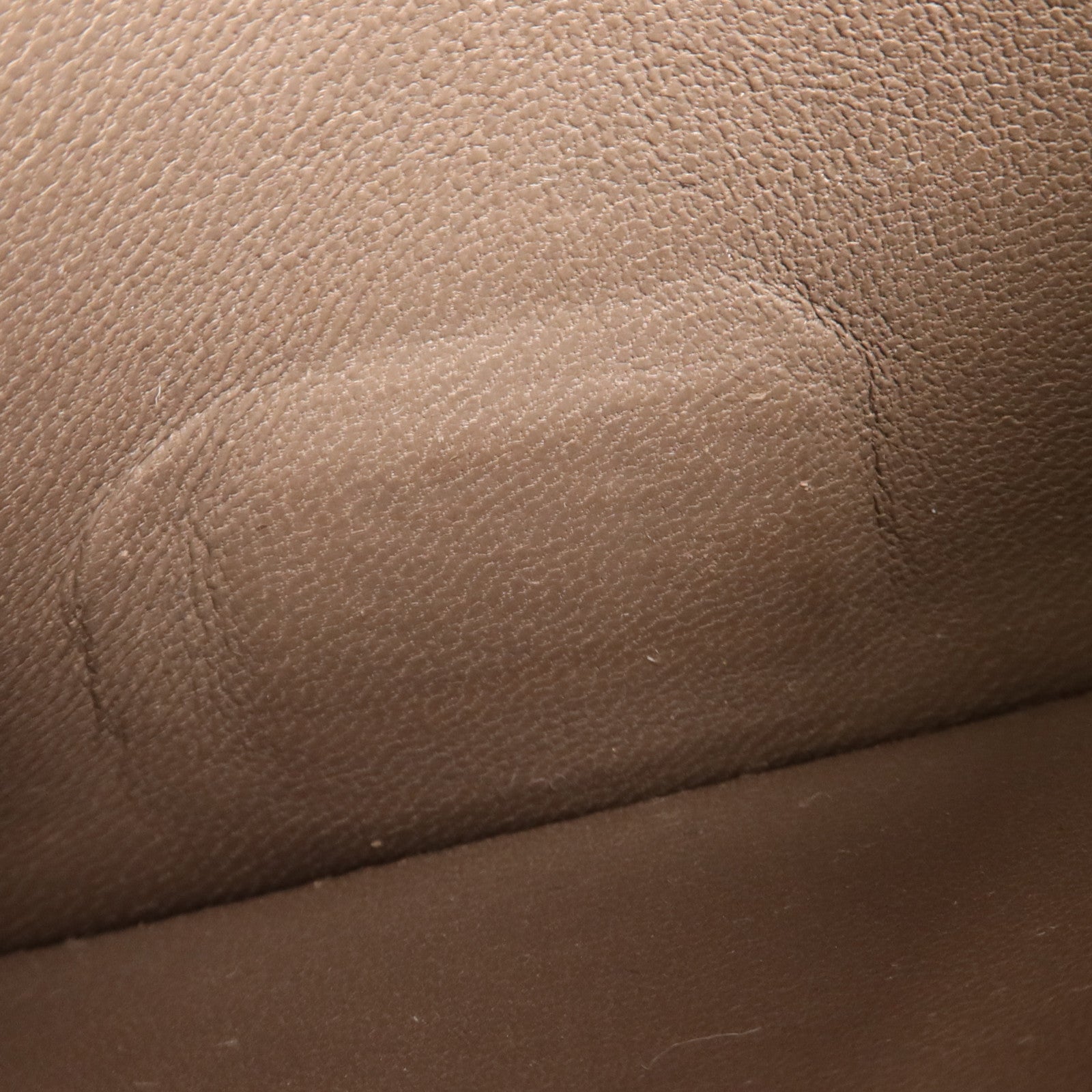 HERMES Epsom皮革Bearn Card Case金扣卡片套Etain