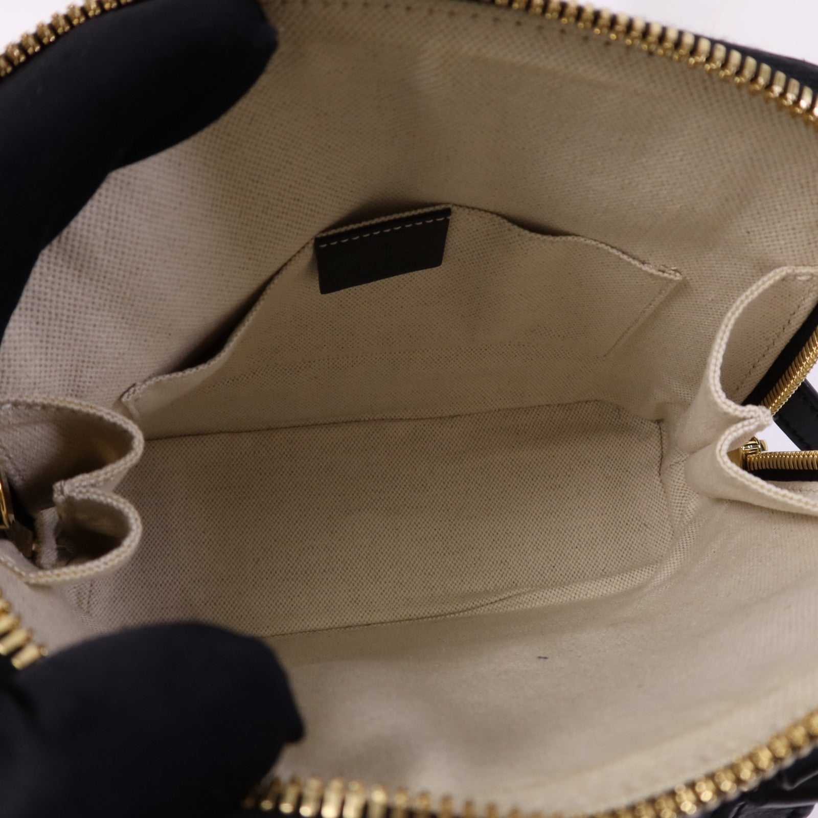 GUCCI 牛皮皮革Horsebit 1955 Mini Top Handle金扣手挽肩背兩用袋