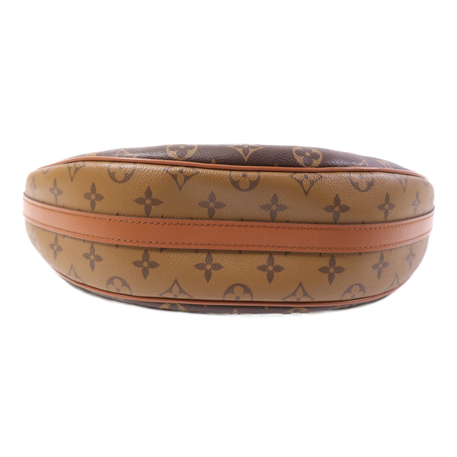 LOUIS VUITTON Monogram/Monogram Reverse Loop Hobo金扣手挽肩背兩用袋
