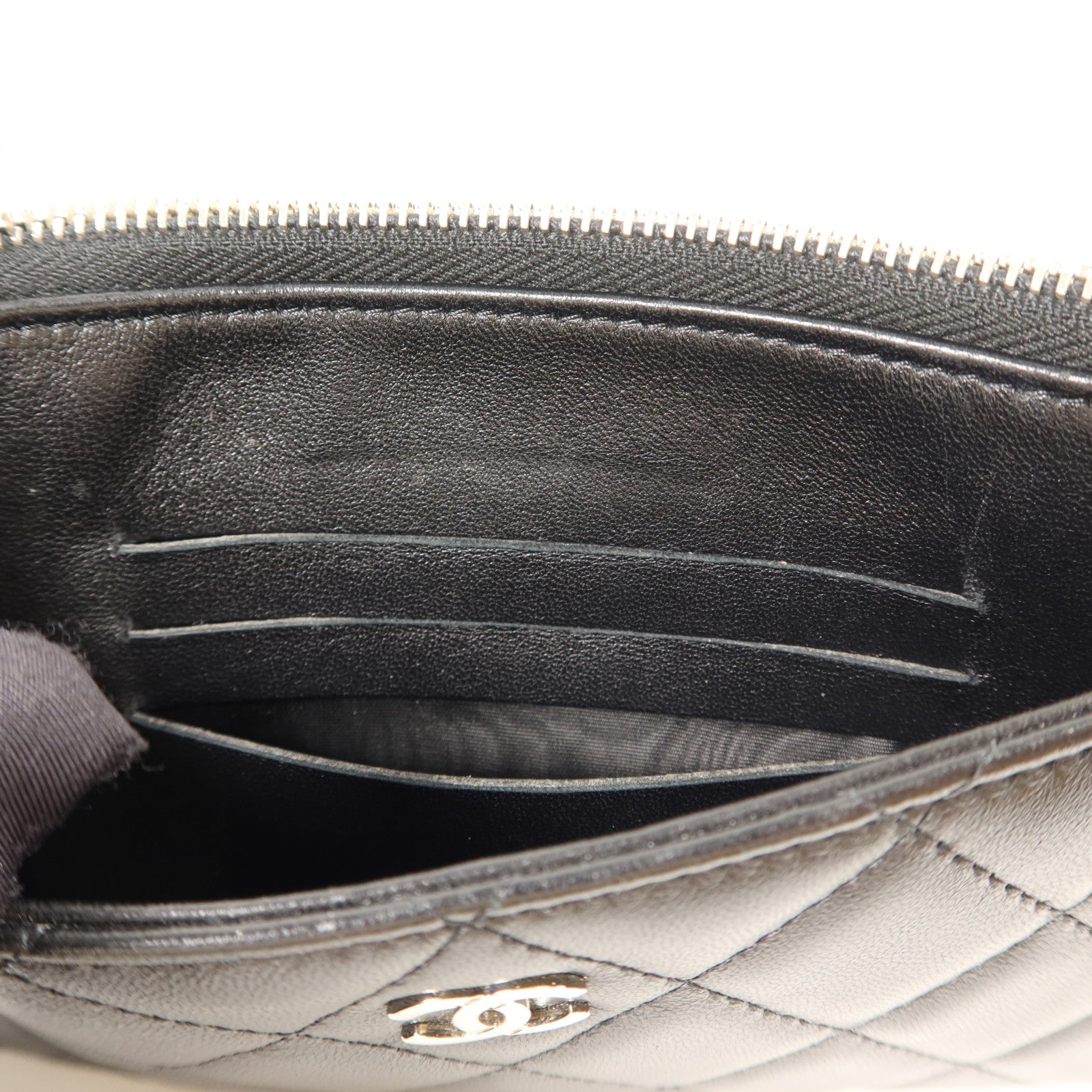 CHANEL 羊皮皮革Zipper Long Wallet長錢包