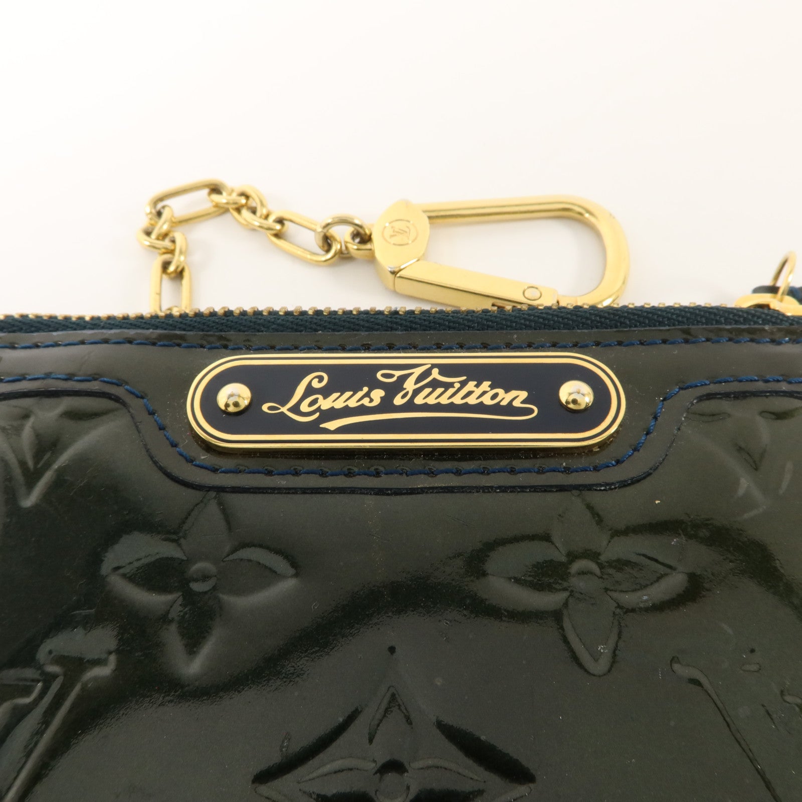 LOUIS VUITTON Monogram Vernis Pochette Cles NM金扣零錢包