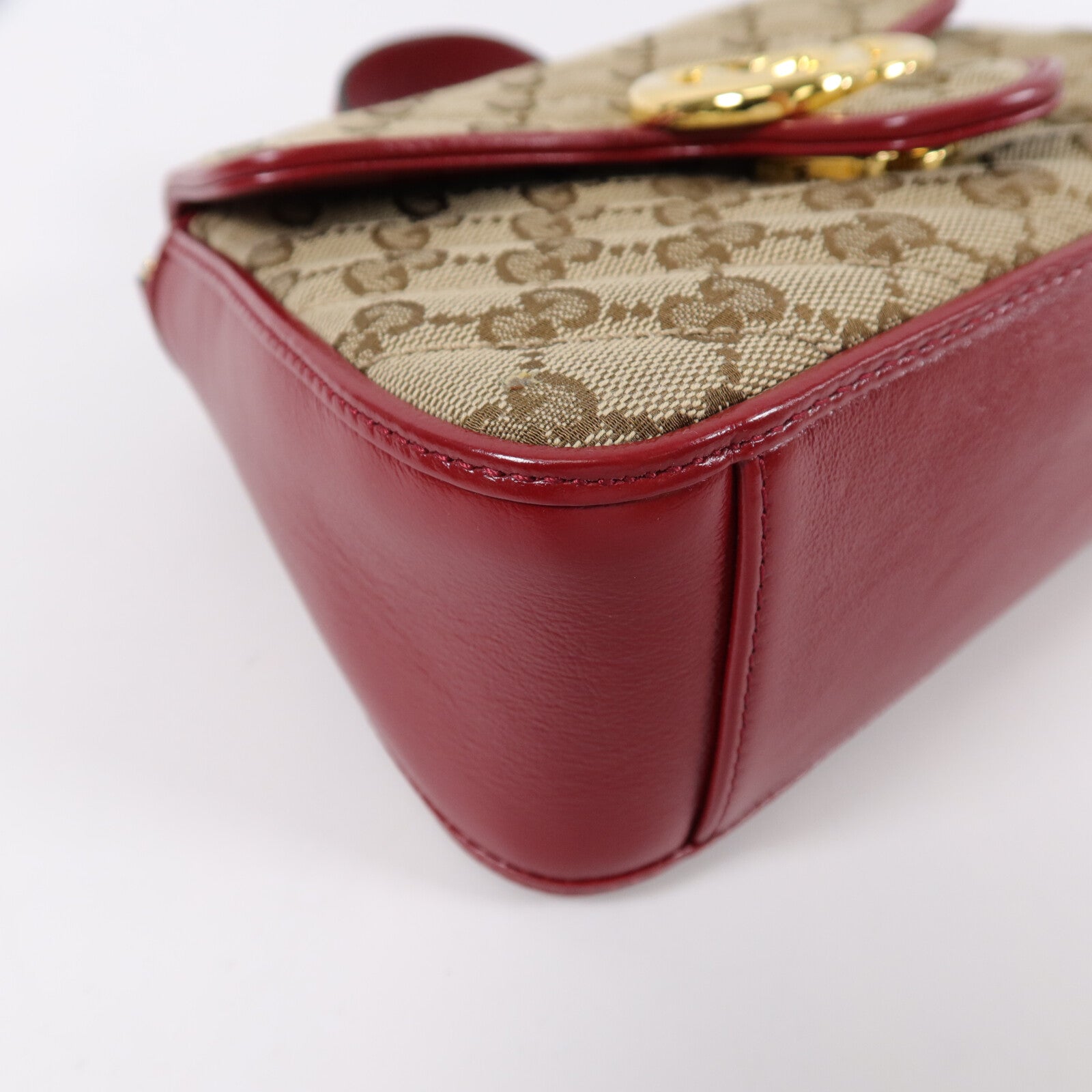 GUCCI 帆布GG Marmont Mini手挽肩背兩用袋