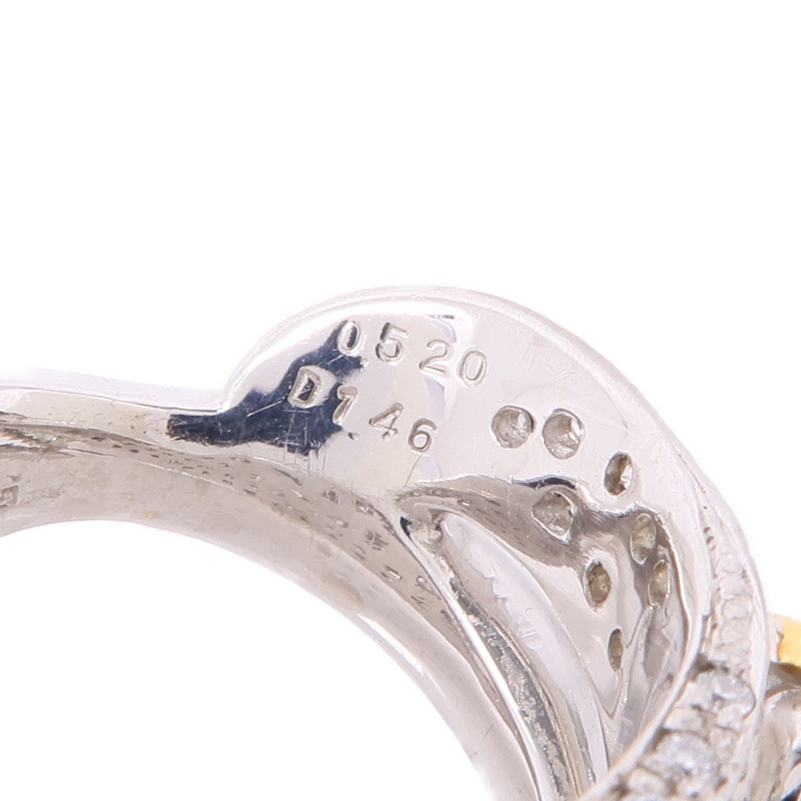 JEWELRY 【激減優惠】18K黃金/白金Diamond Ring鑽石戒指US#4.5