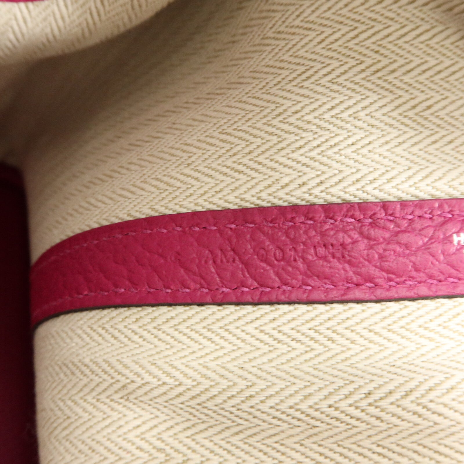 HERMES Negonda皮革Garden Party PM手挽袋Rose Pourpre