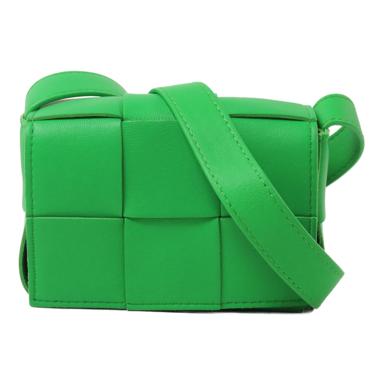 BOTTEGA VENETA 羊皮皮革Mini Cassette肩背袋