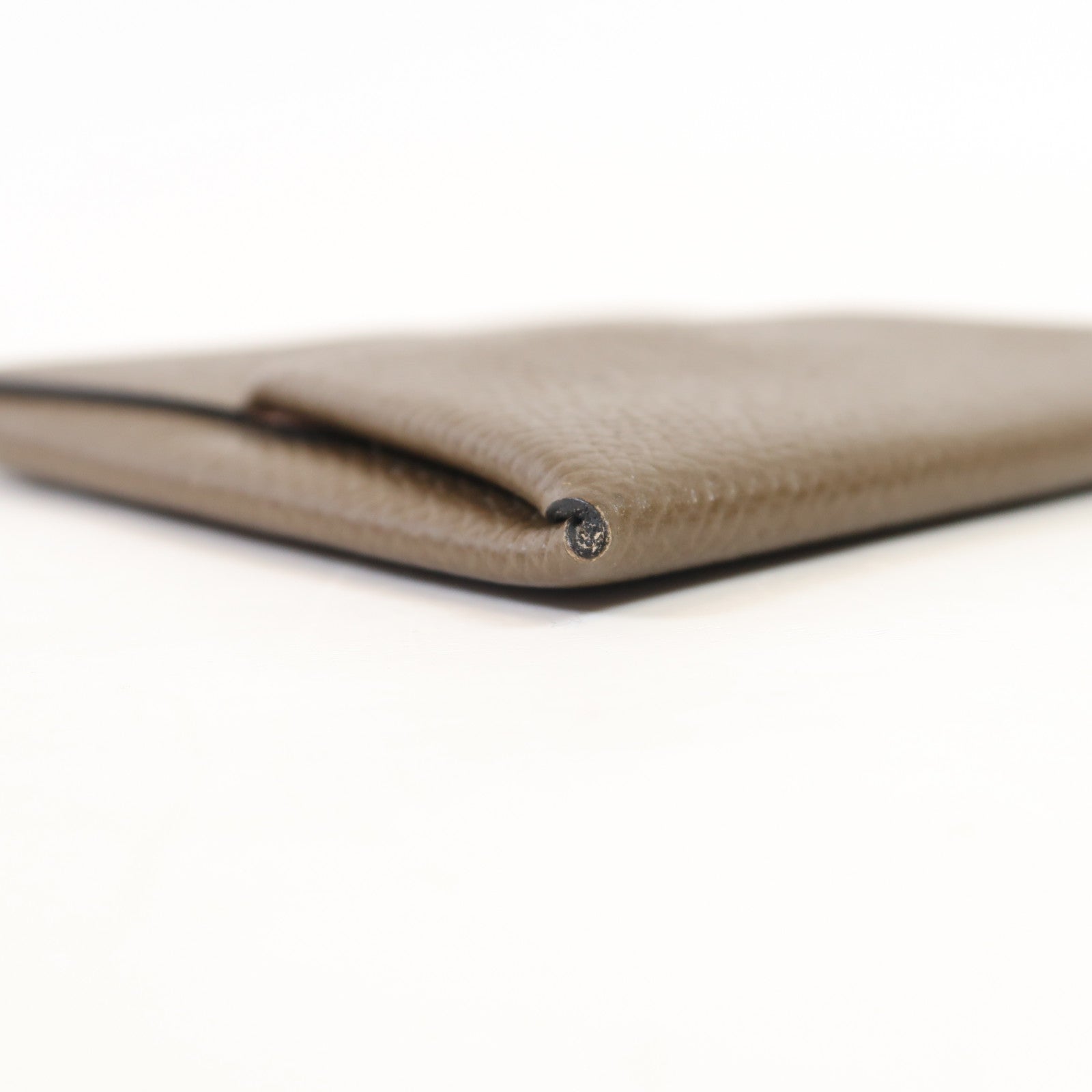 HERMES Epsom皮革Bastia Change Purse銀扣零錢包Toundra