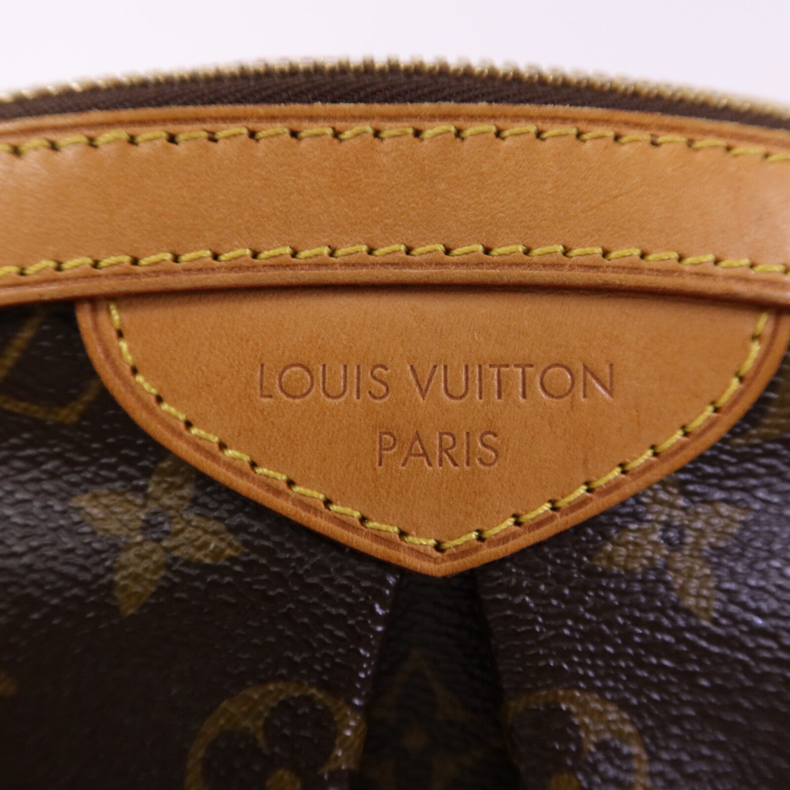 LOUIS VUITTON Monogram Tivoli PM金扣手挽袋