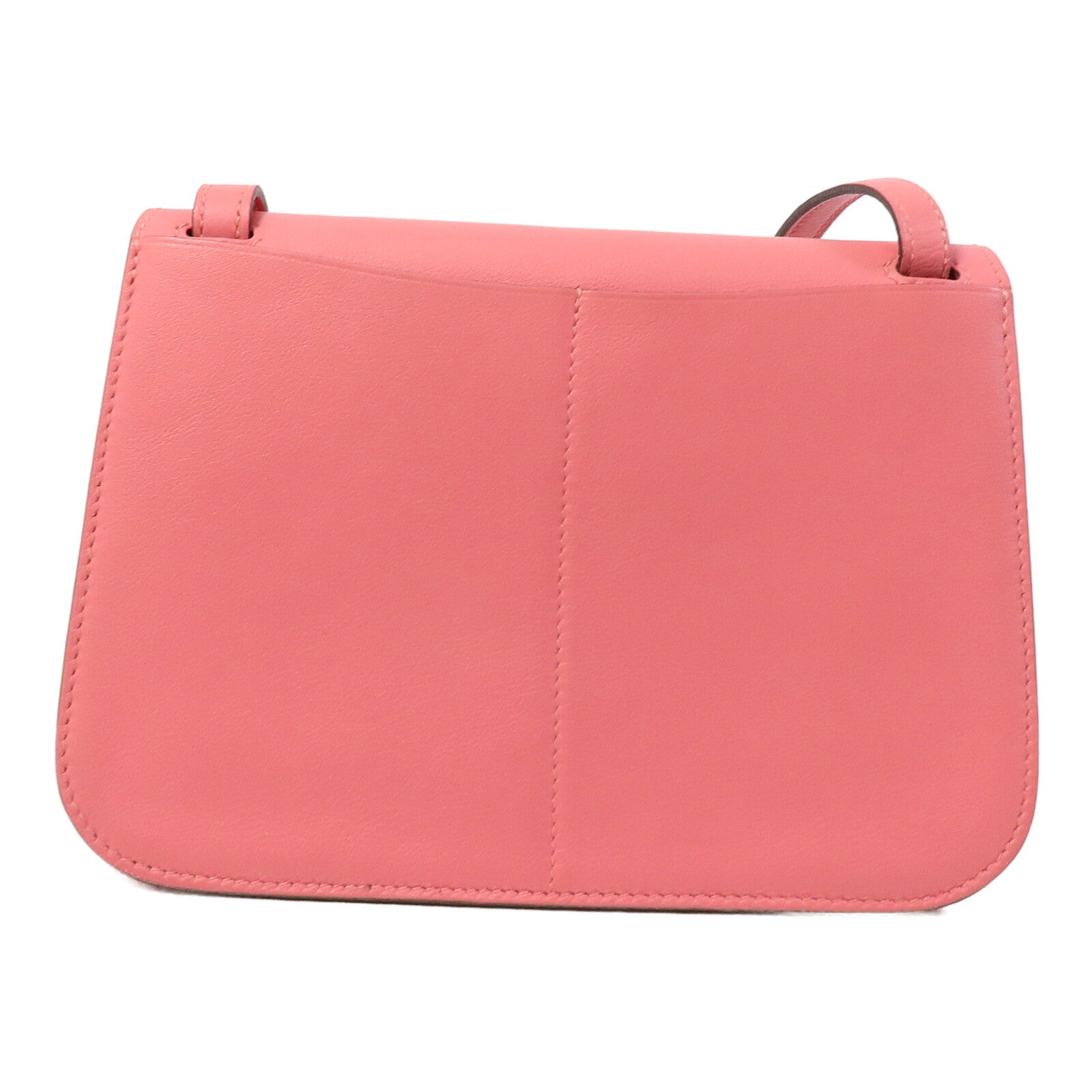 HERMES Swift皮革Mini Halzan手挽肩背兩用袋Rose Azalee