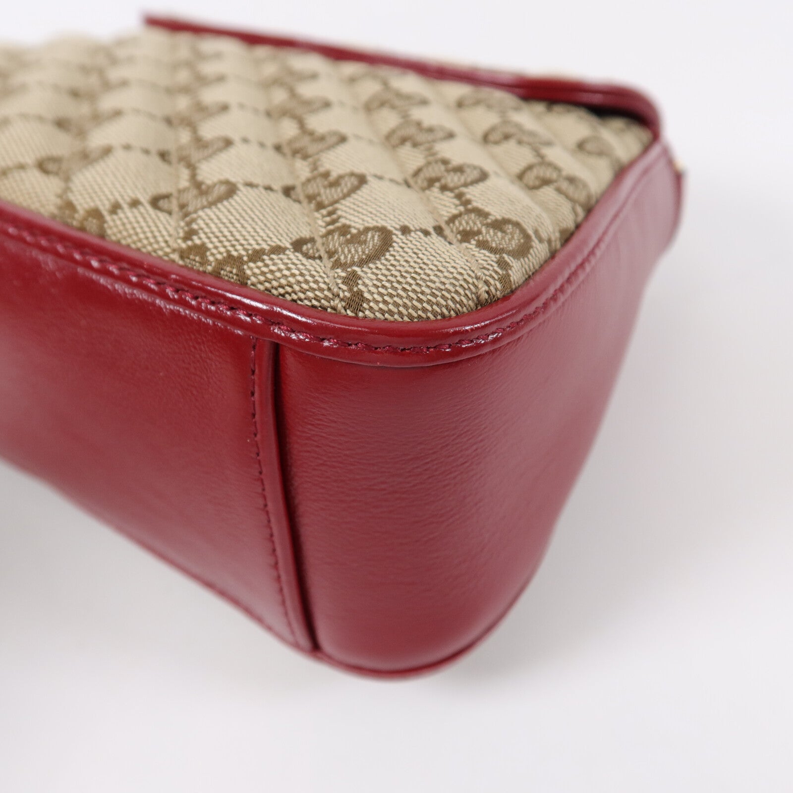 GUCCI 帆布GG Marmont Mini手挽肩背兩用袋