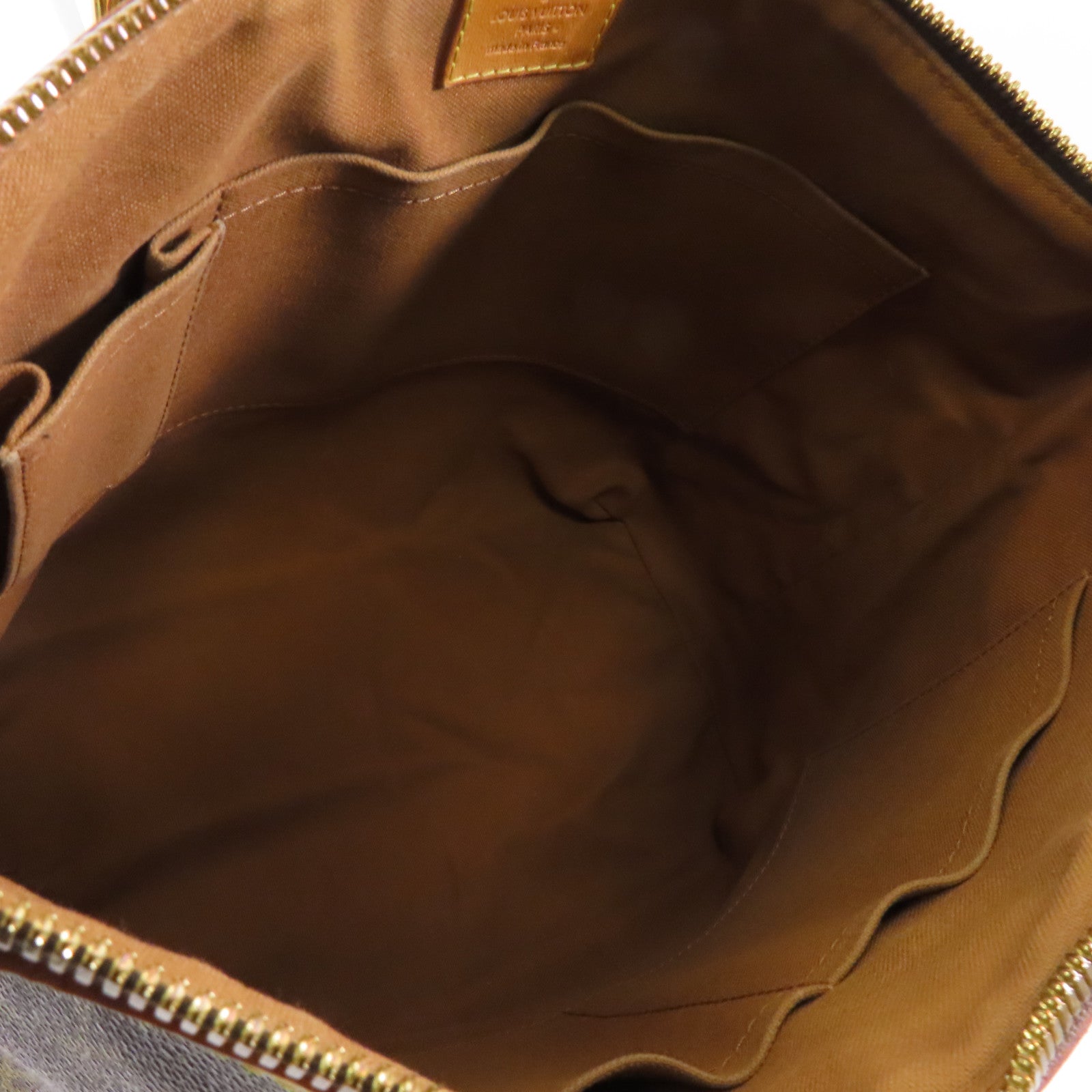 LOUIS VUITTON Monogram Palermo PM金扣手挽肩背兩用袋棕色
