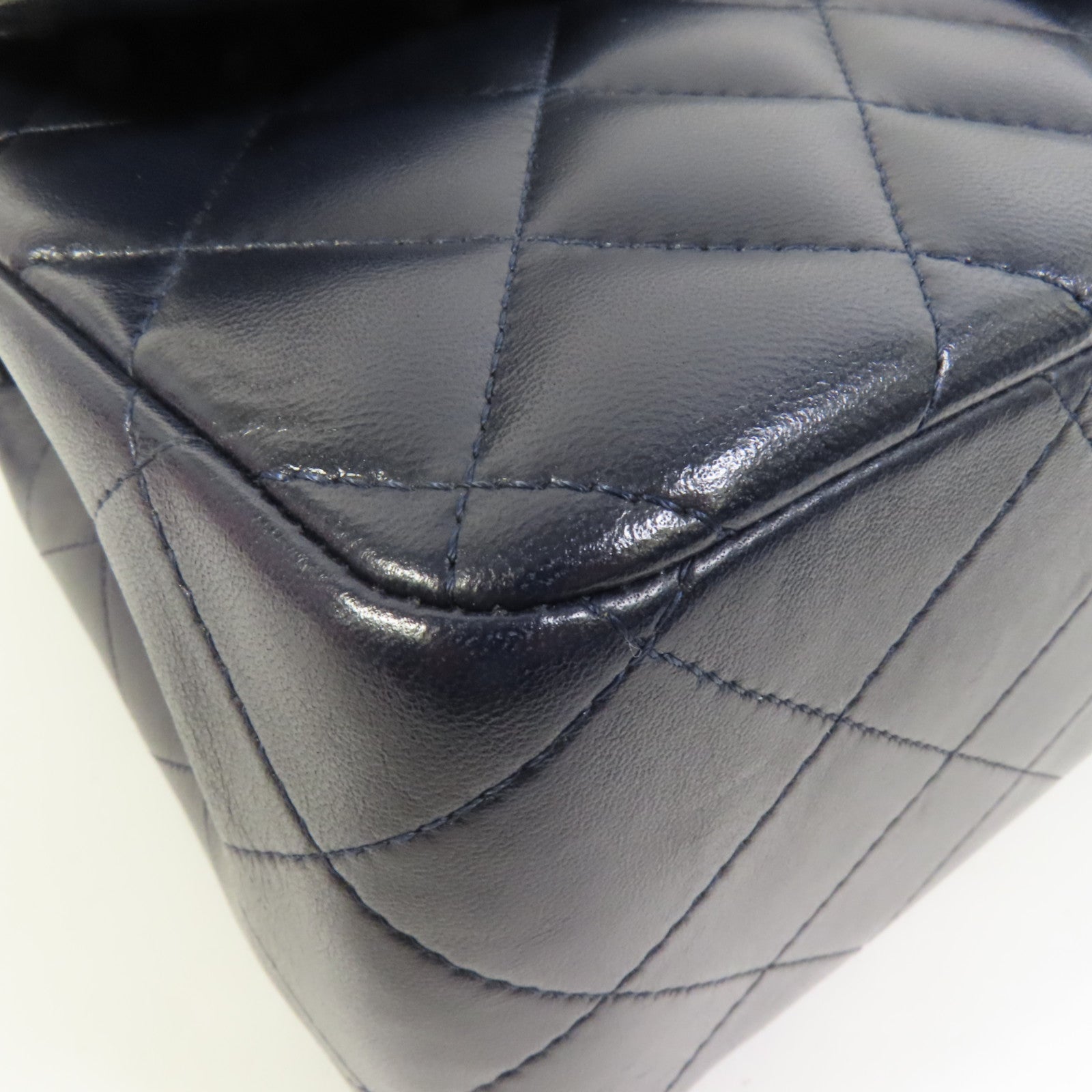 CHANEL 羊皮皮革Large Classic金扣鏈帶肩背袋