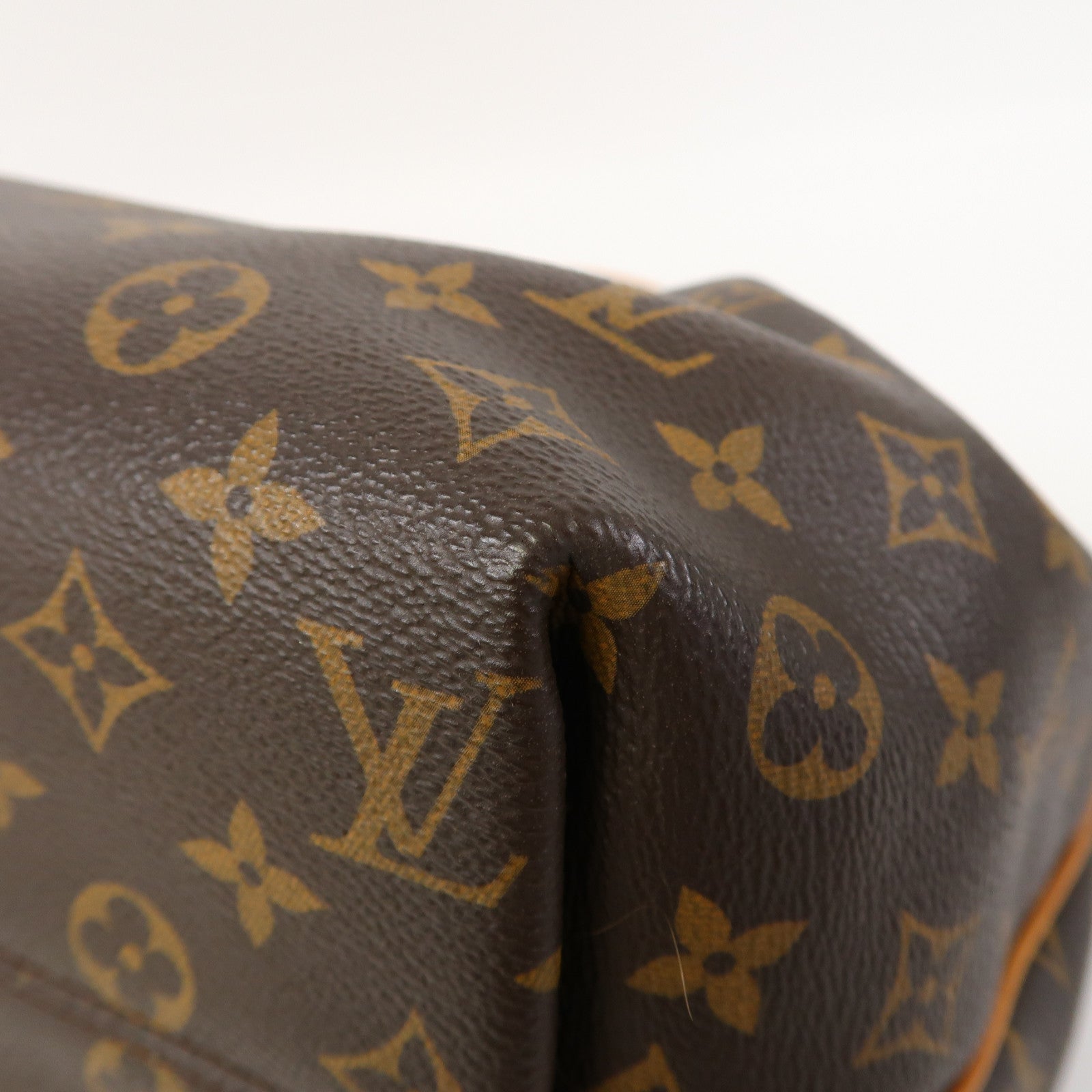 LOUIS VUITTON Monogram Turenne MM金扣手挽肩背兩用袋棕色