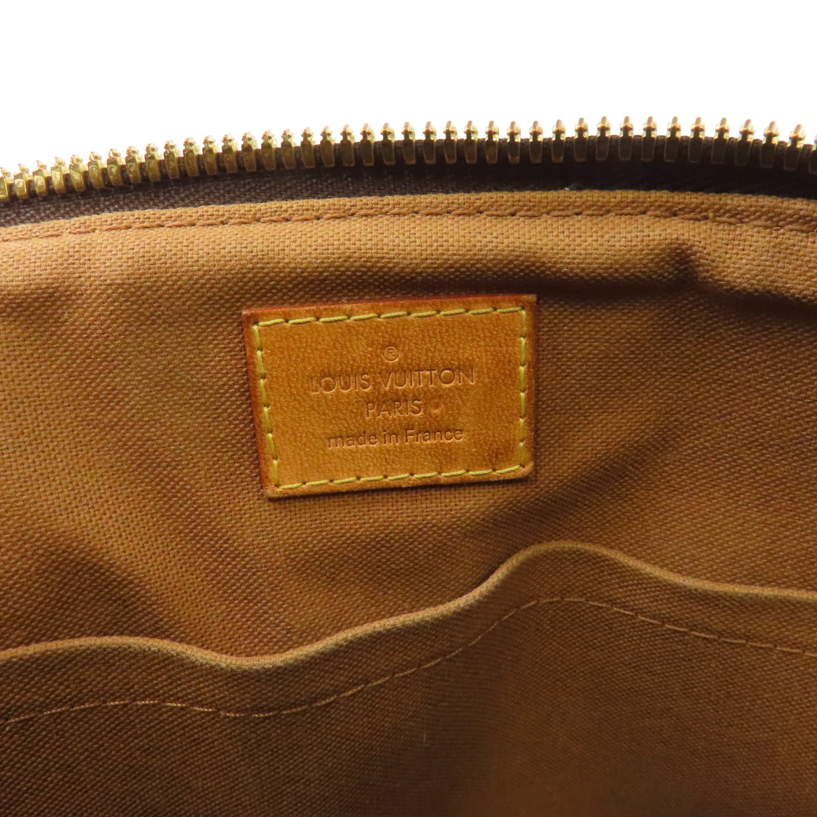 LOUIS VUITTON Monogram Palermo PM金扣手挽肩背兩用袋棕色