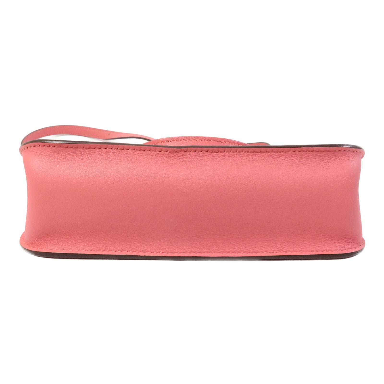 HERMES Swift皮革Mini Halzan手挽肩背兩用袋Rose Azalee
