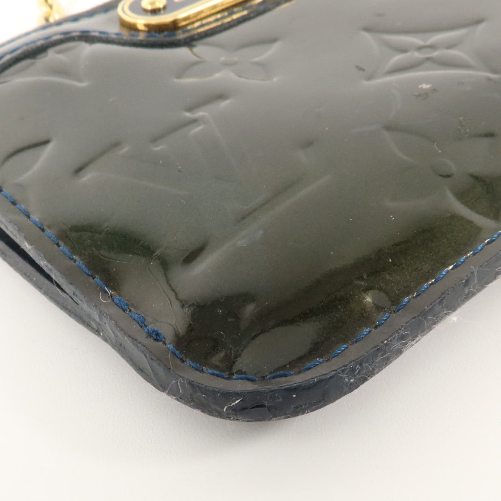 LOUIS VUITTON Monogram Vernis Pochette Cles NM金扣零錢包