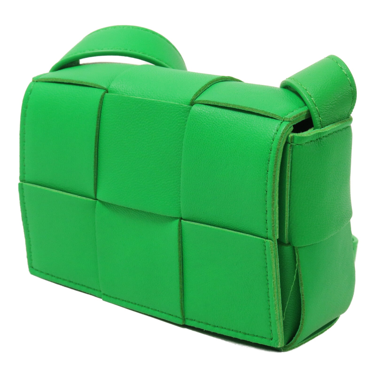 BOTTEGA VENETA 羊皮皮革Mini Cassette肩背袋