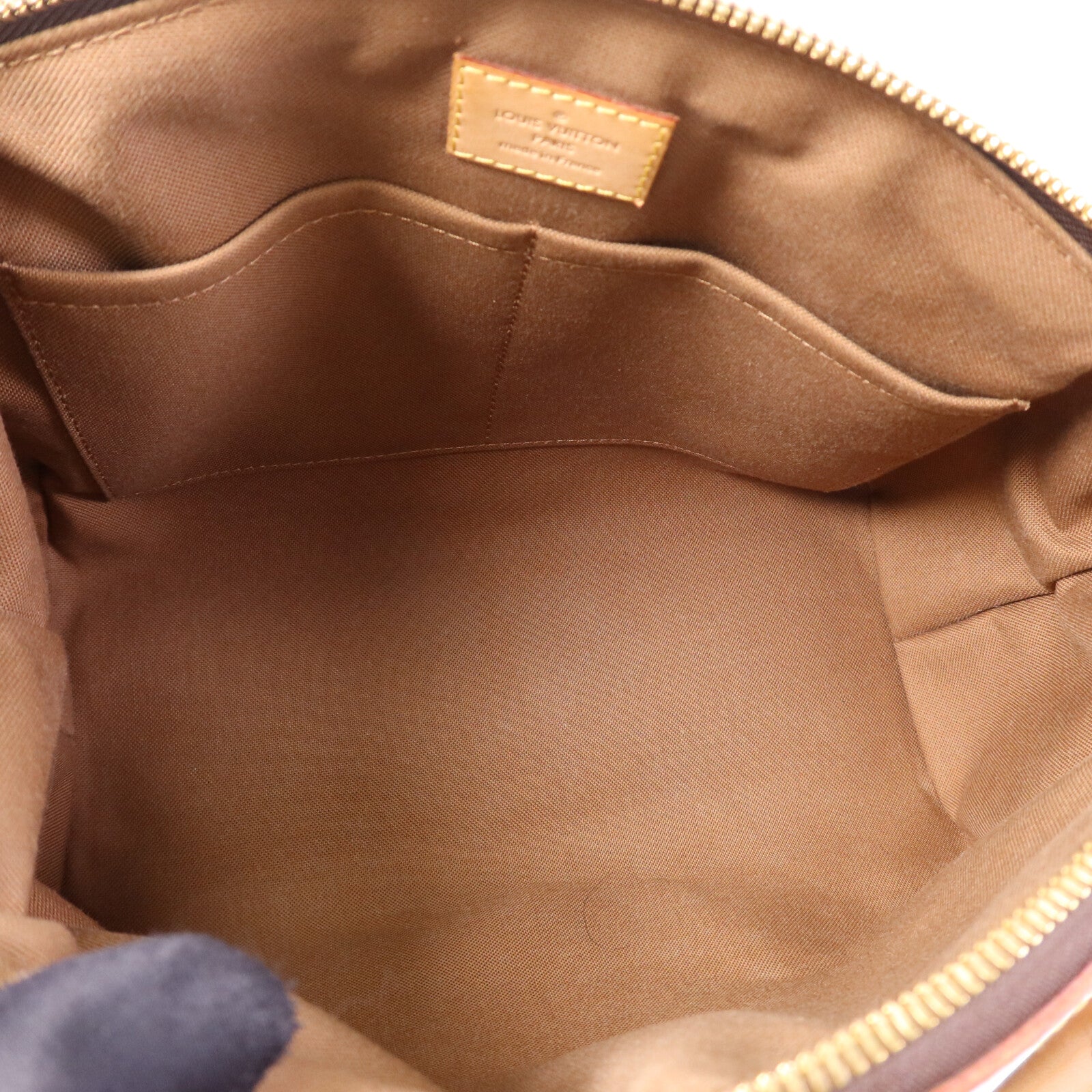 LOUIS VUITTON Monogram Tivoli PM金扣手挽袋