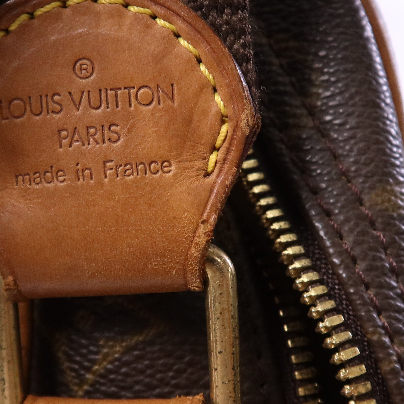 LOUIS VUITTON Monogram Reporter GM金扣肩背袋