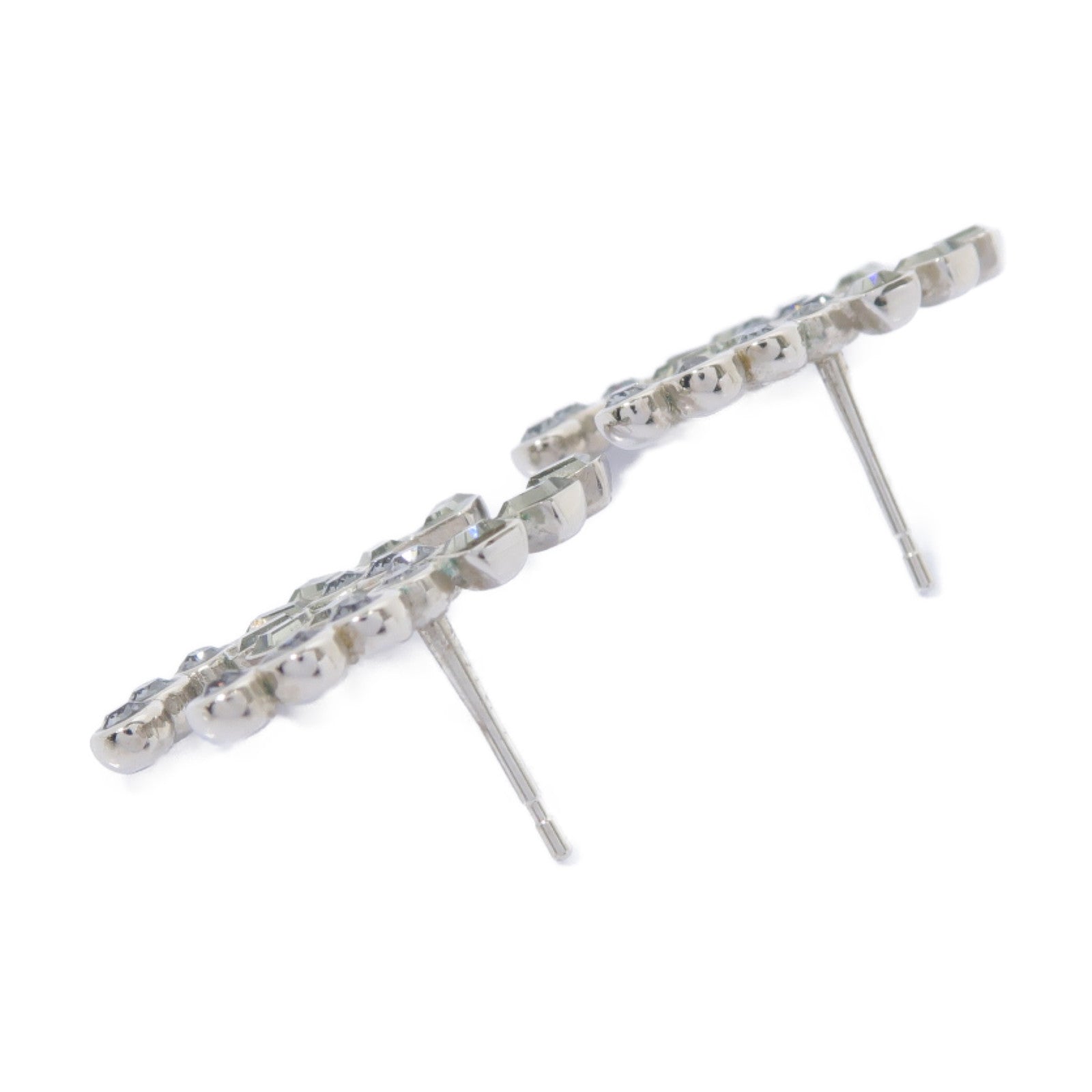 CHANEL 金屬Earrings耳環黑色/銀色