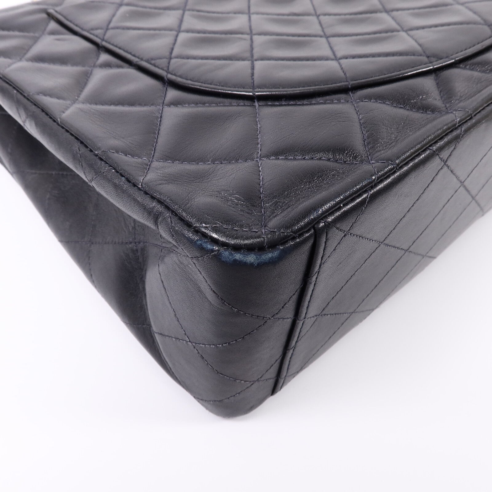 CHANEL 羊皮皮革Vintage Classic Flap鏈帶手挽肩背兩用袋