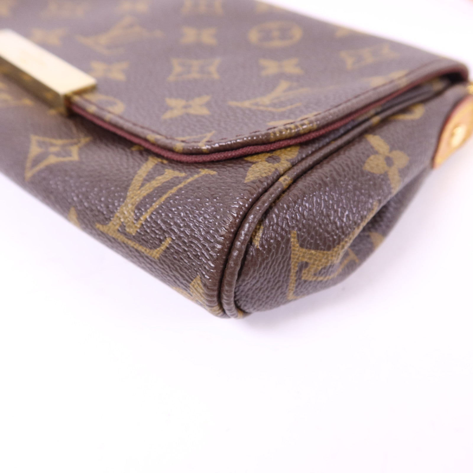 LOUIS VUITTON Monogram Favourite PM金扣手挽肩背兩用袋