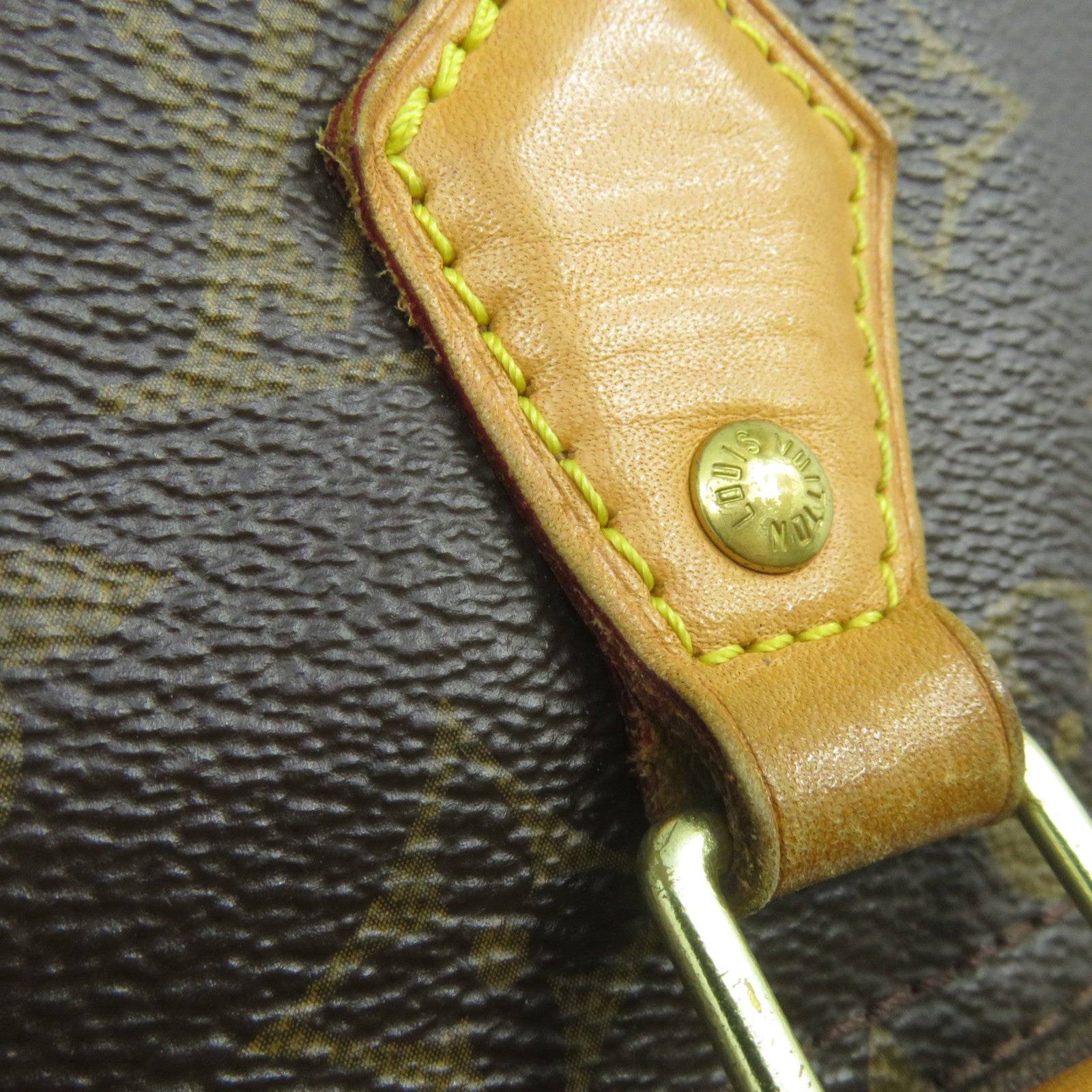 LOUIS VUITTON Monogram Speedy Bandouliere 30金扣手挽肩背兩用袋啡色