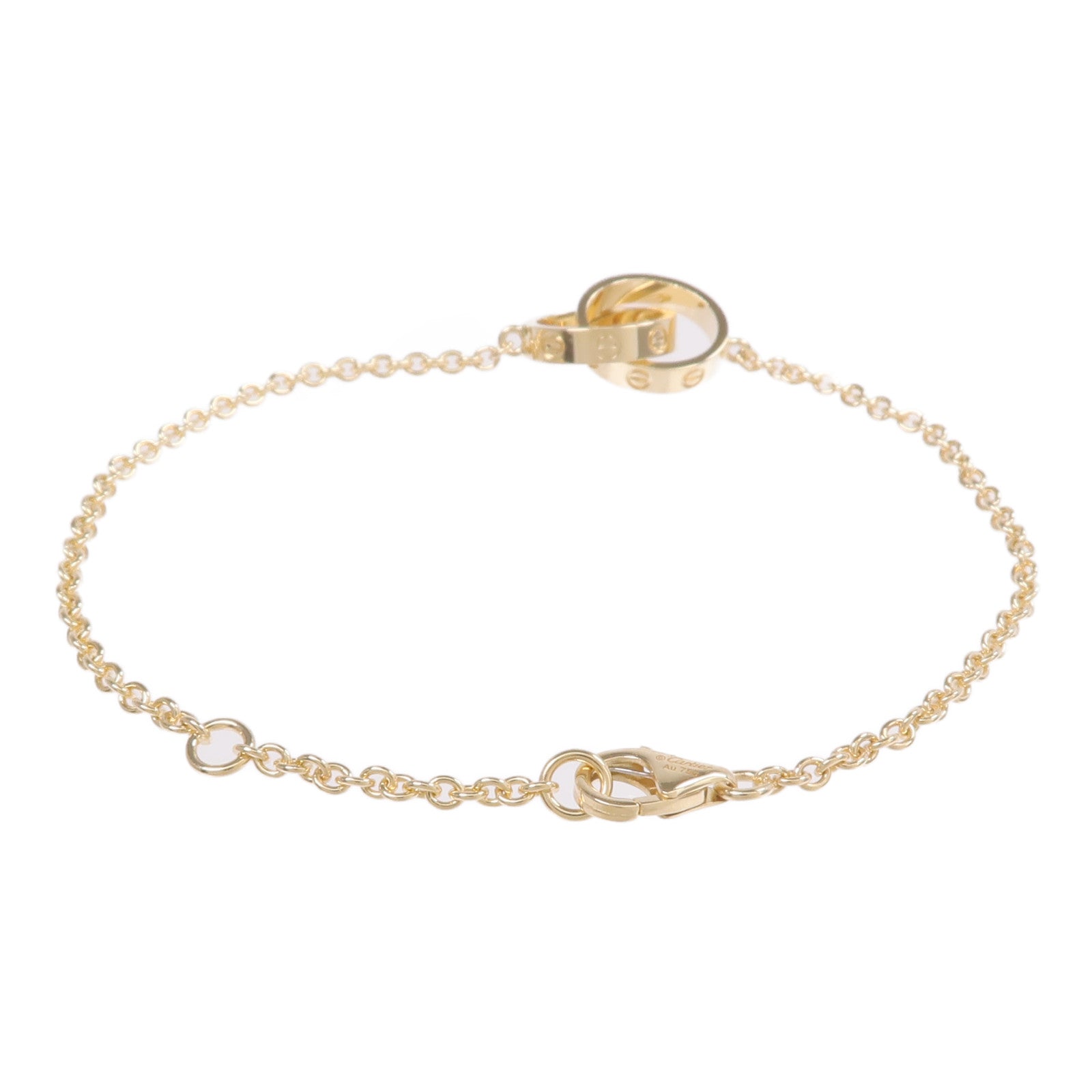 CARTIER 18K黃金Love Blaceret手鏈