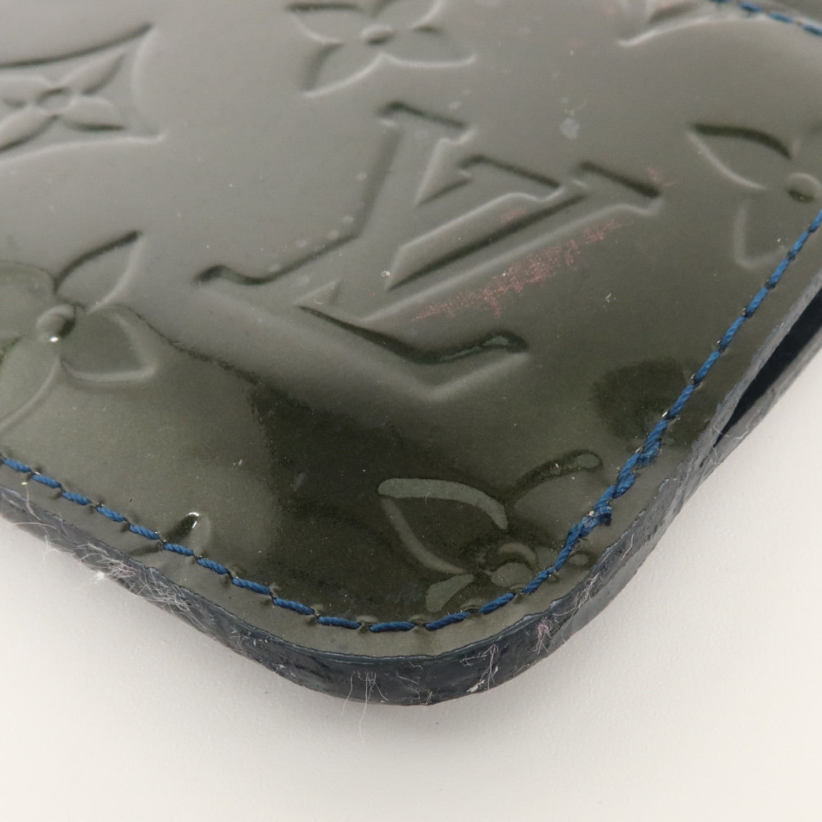 LOUIS VUITTON Monogram Vernis Pochette Cles NM金扣零錢包