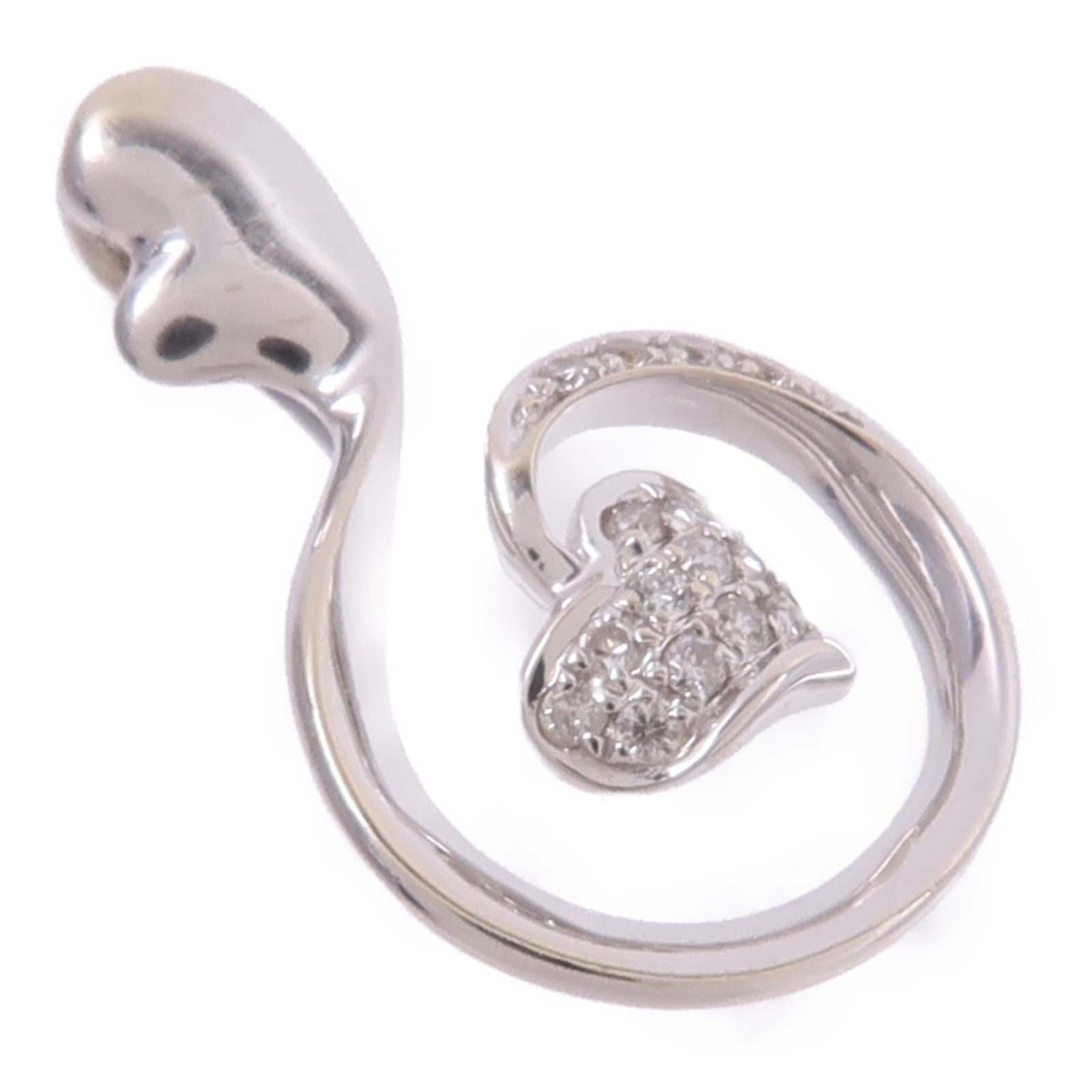 JEWELRY 18K白金Diamond Pendant Top鑽石吊墜