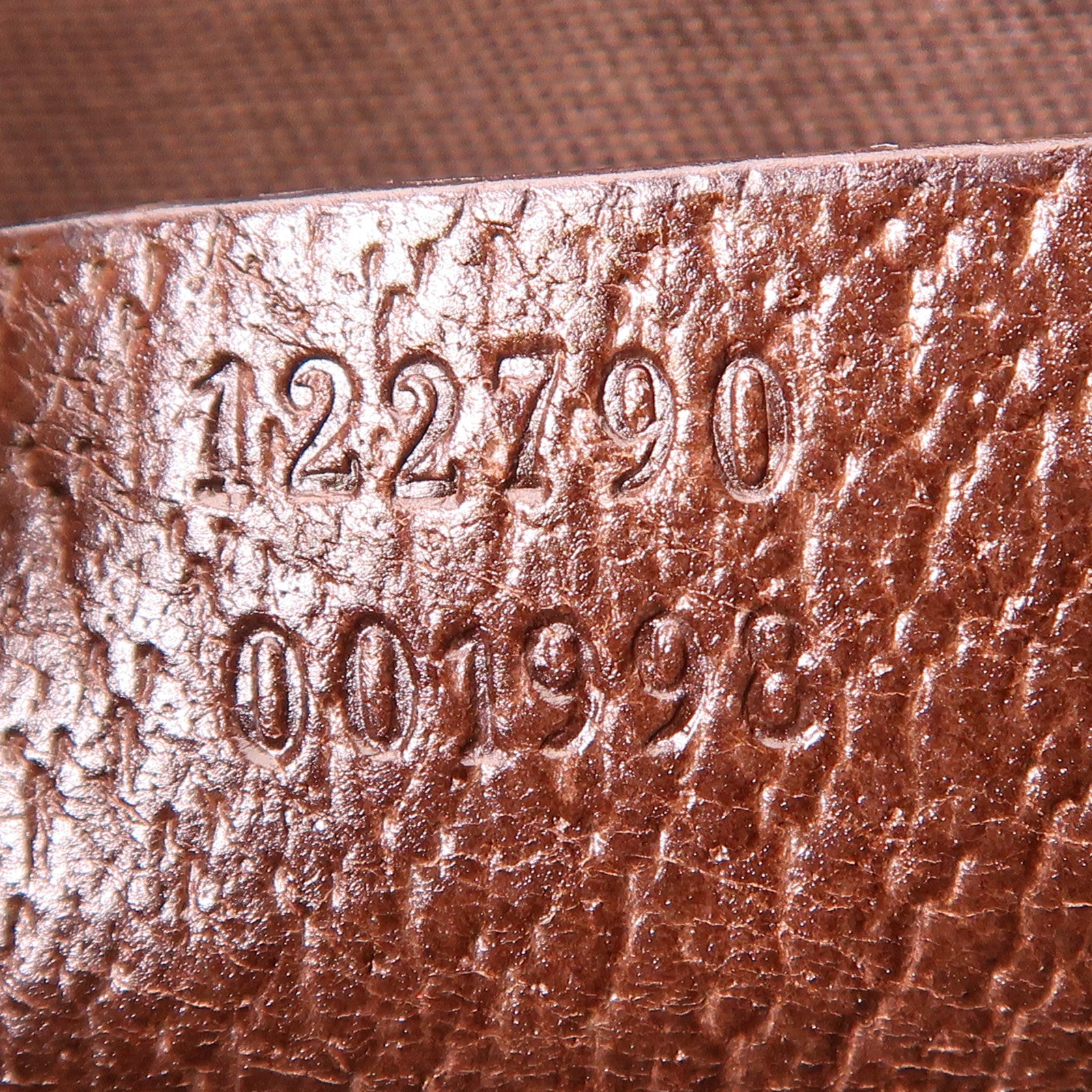 GUCCI GG SHW Shoulder Bag 122790 Canvas Brown