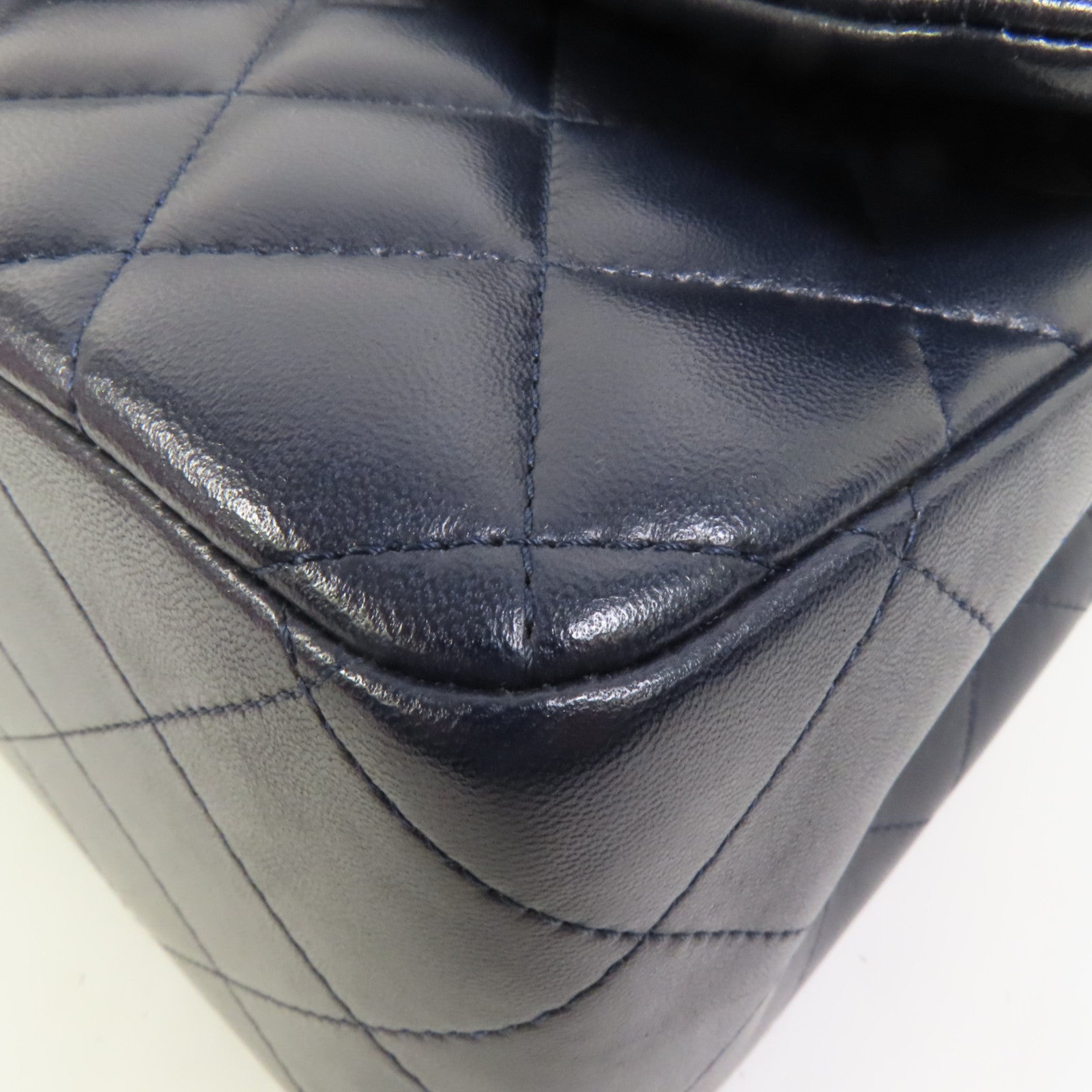 CHANEL 羊皮皮革Large Classic金扣鏈帶肩背袋