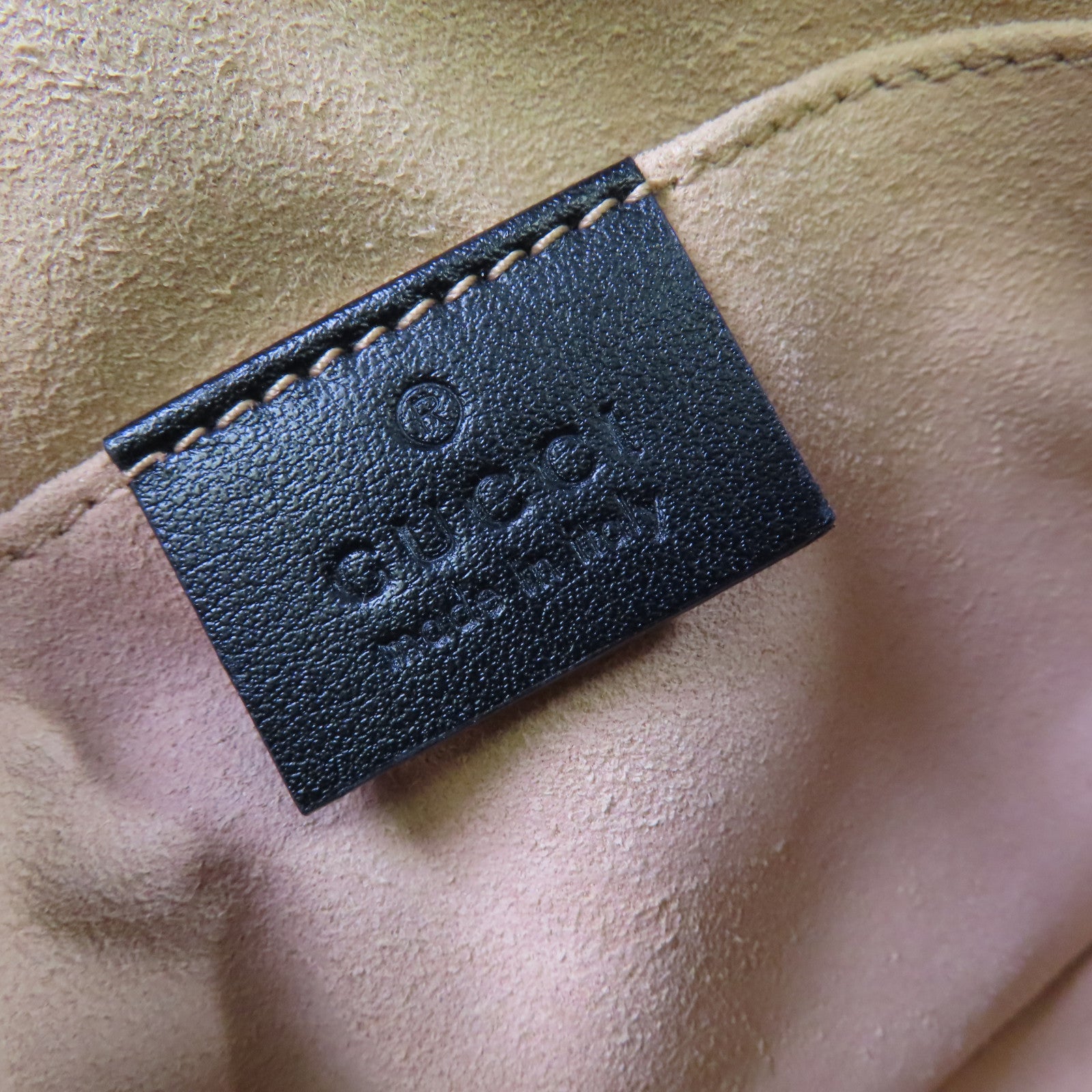 GUCCI 【激減優惠】牛皮皮革GG Marmont Shoulder Bag金扣肩背袋黑色