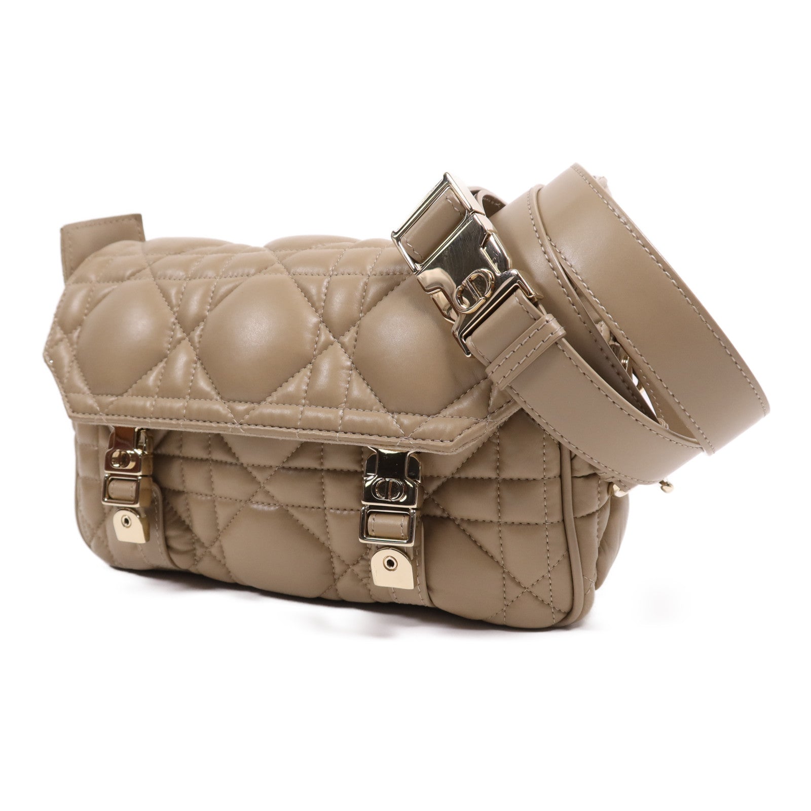 Dior 牛皮皮革DiorCamp金扣肩背袋