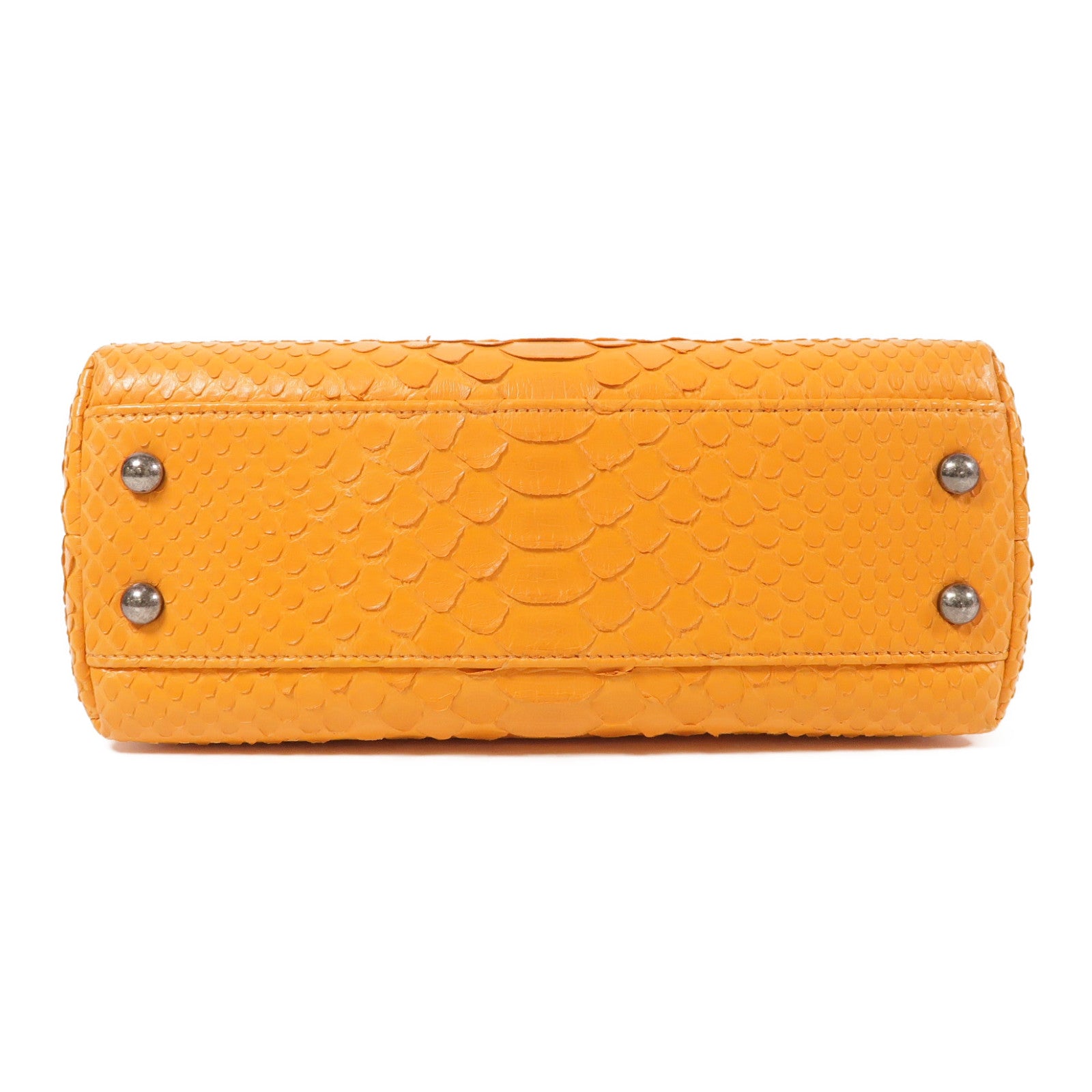 CHANEL 蛇皮皮革Coco Handle Small手挽肩背兩用袋