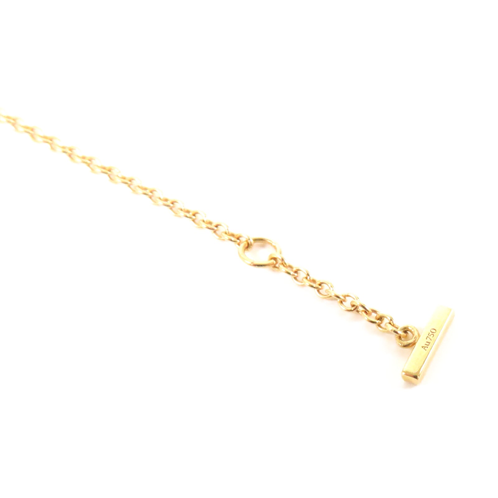 TIFFANY＆CO 【激減優惠】18K黃金T Smile Diamond Bracelet手鏈金色