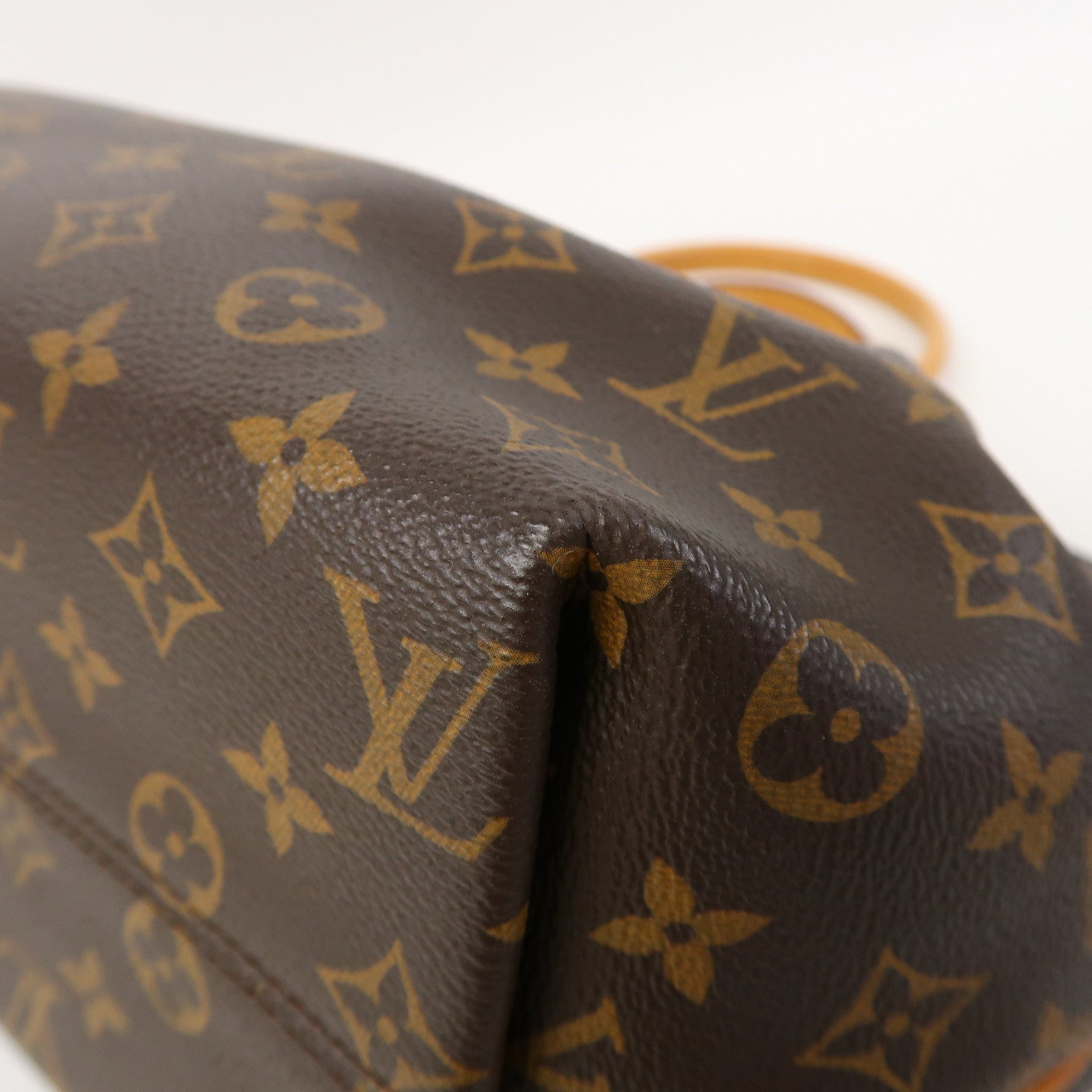 LOUIS VUITTON Monogram Turenne MM金扣手挽肩背兩用袋棕色