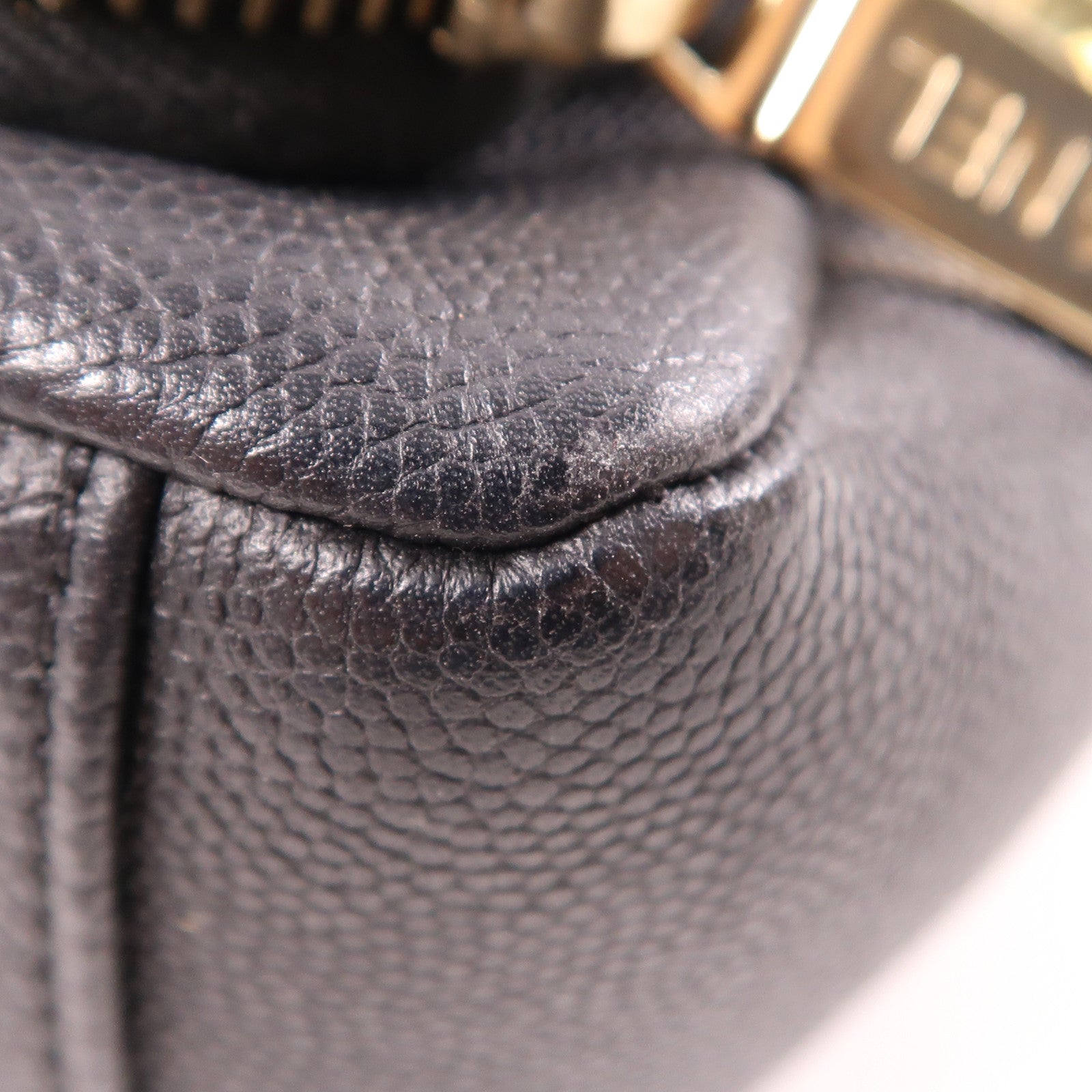 CHANEL 牛皮皮革2way Shoulder Bag金扣鏈帶手挽肩背兩用袋黑色