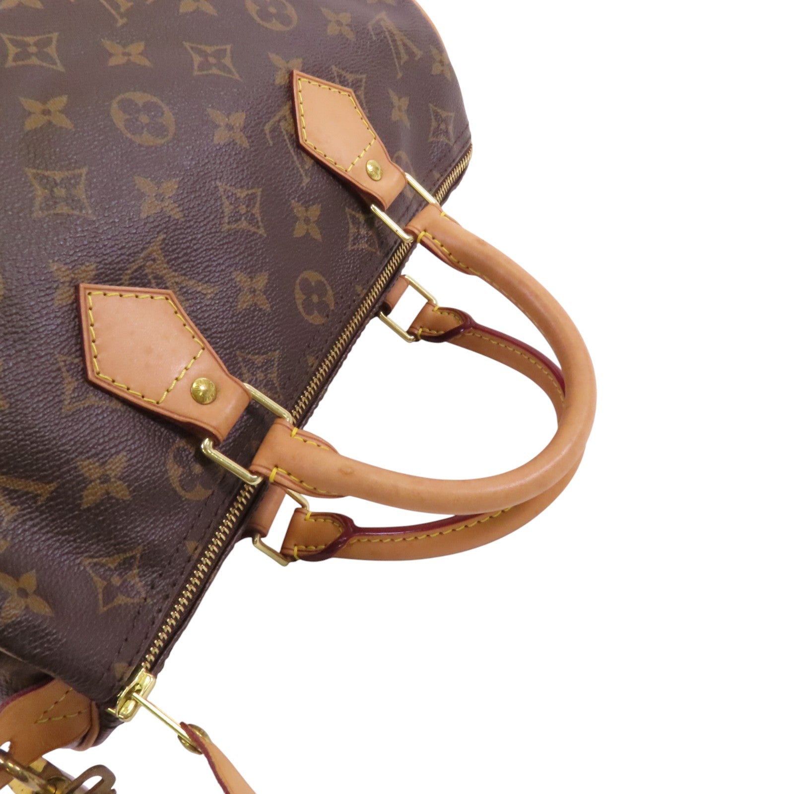 LOUIS VUITTON Monogram Speedy 30金扣手挽袋