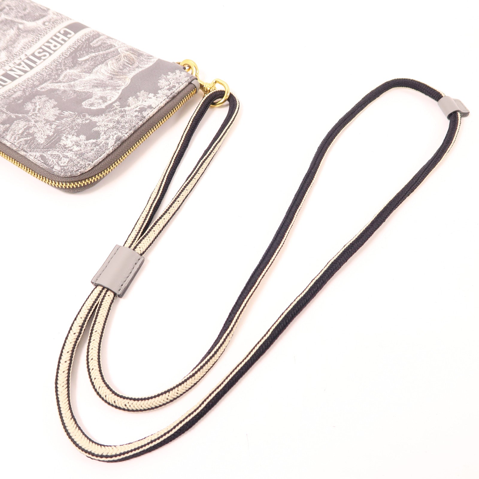 Dior 帆布Dior Travel金扣肩背袋