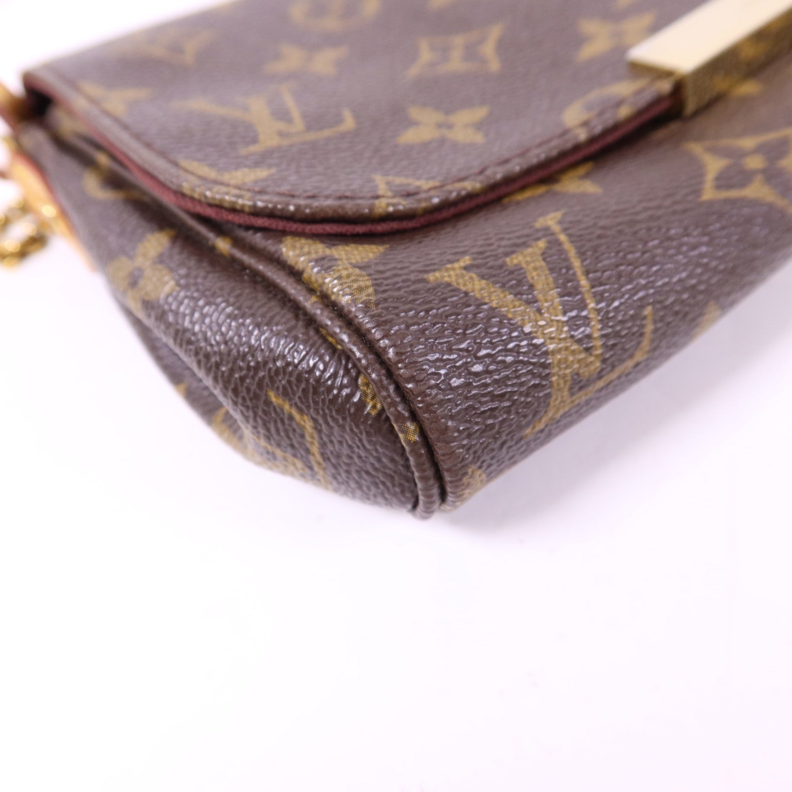 LOUIS VUITTON Monogram Favourite PM金扣手挽肩背兩用袋