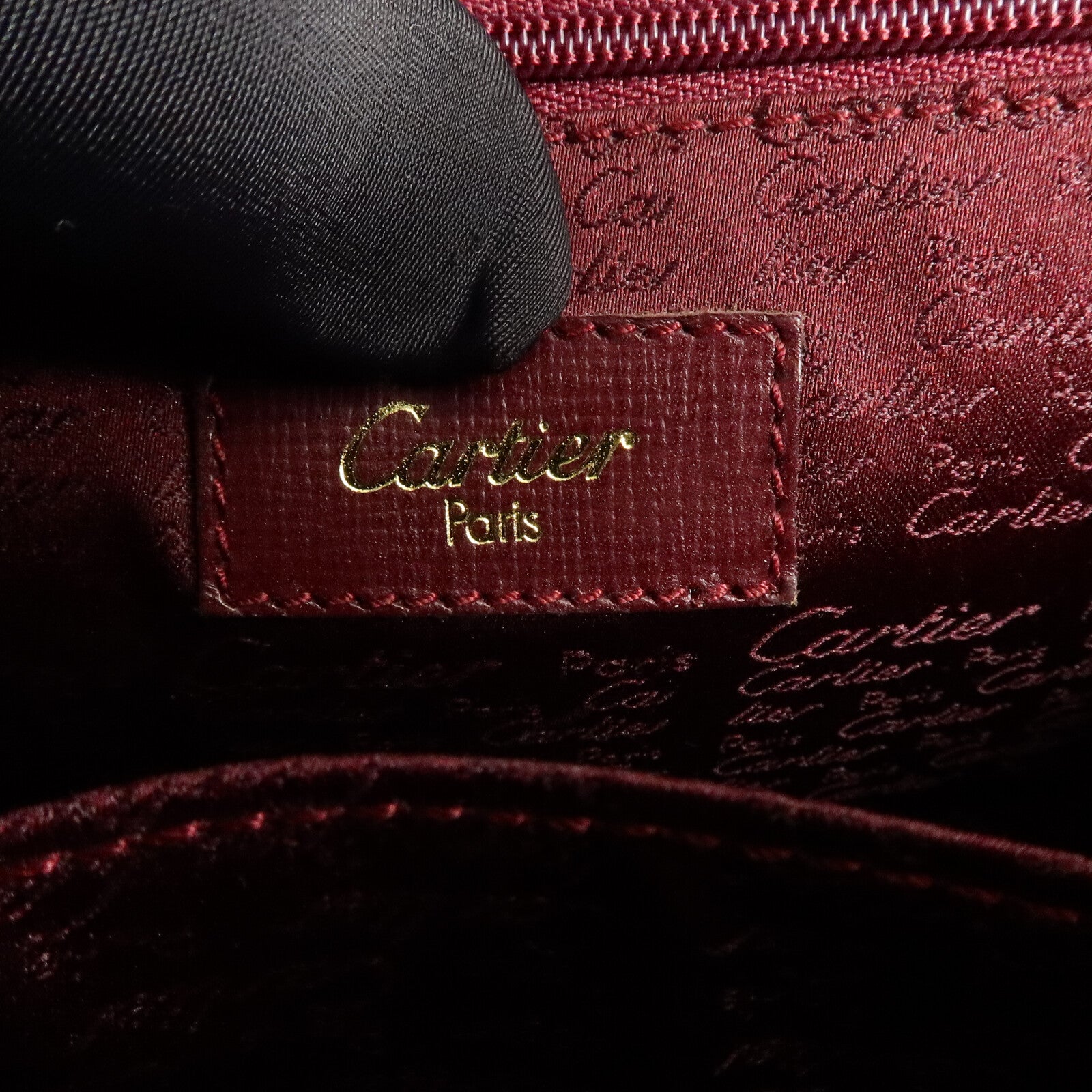 CARTIER 牛皮皮革Vintage Shoulder Bag肩背袋