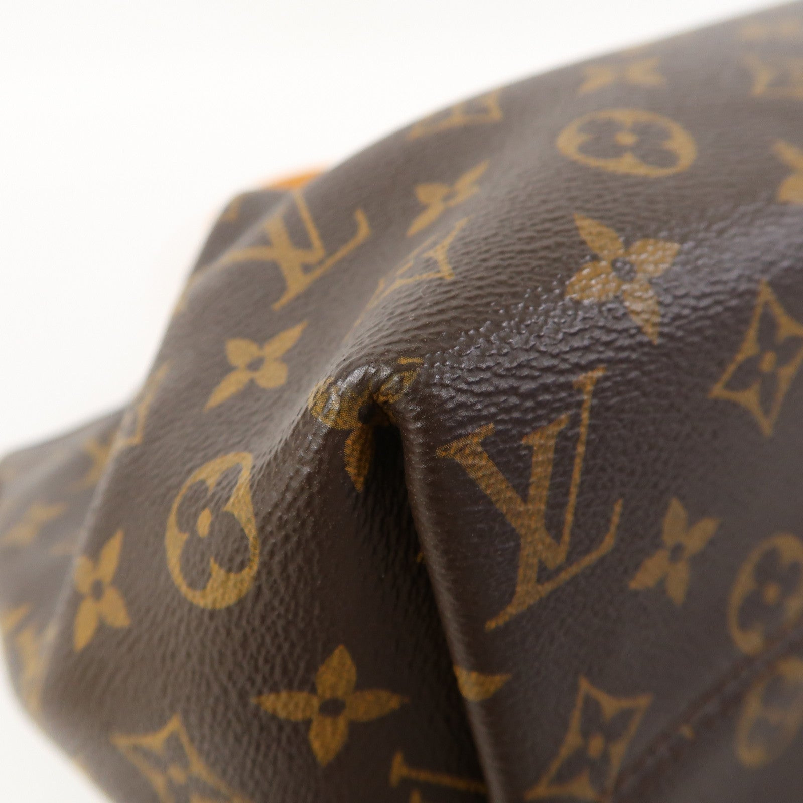 LOUIS VUITTON Monogram Turenne MM金扣手挽肩背兩用袋棕色