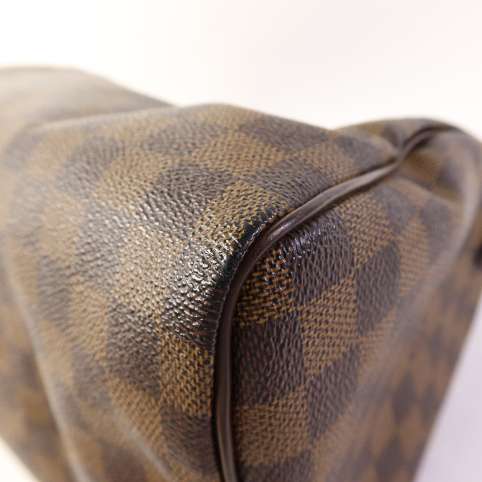 LOUIS VUITTON Damier Speedy 30金扣手挽袋